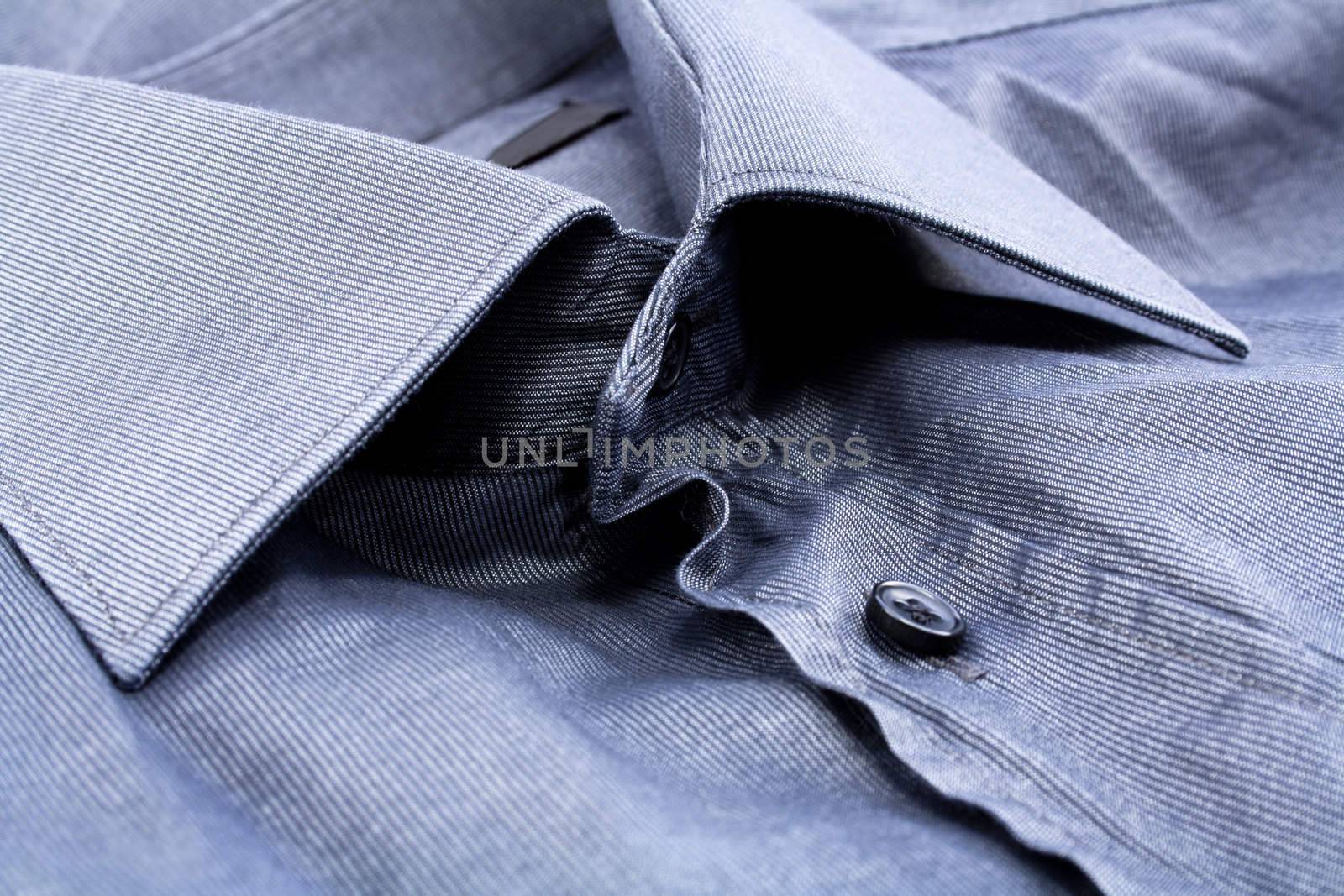 Details of gray male shirt