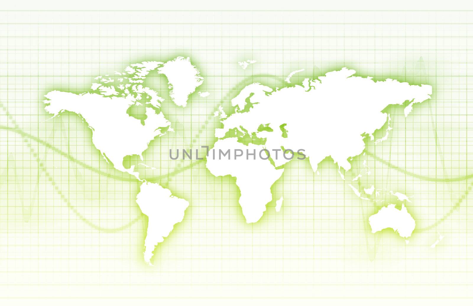 Technology Business Corporate World Art in White