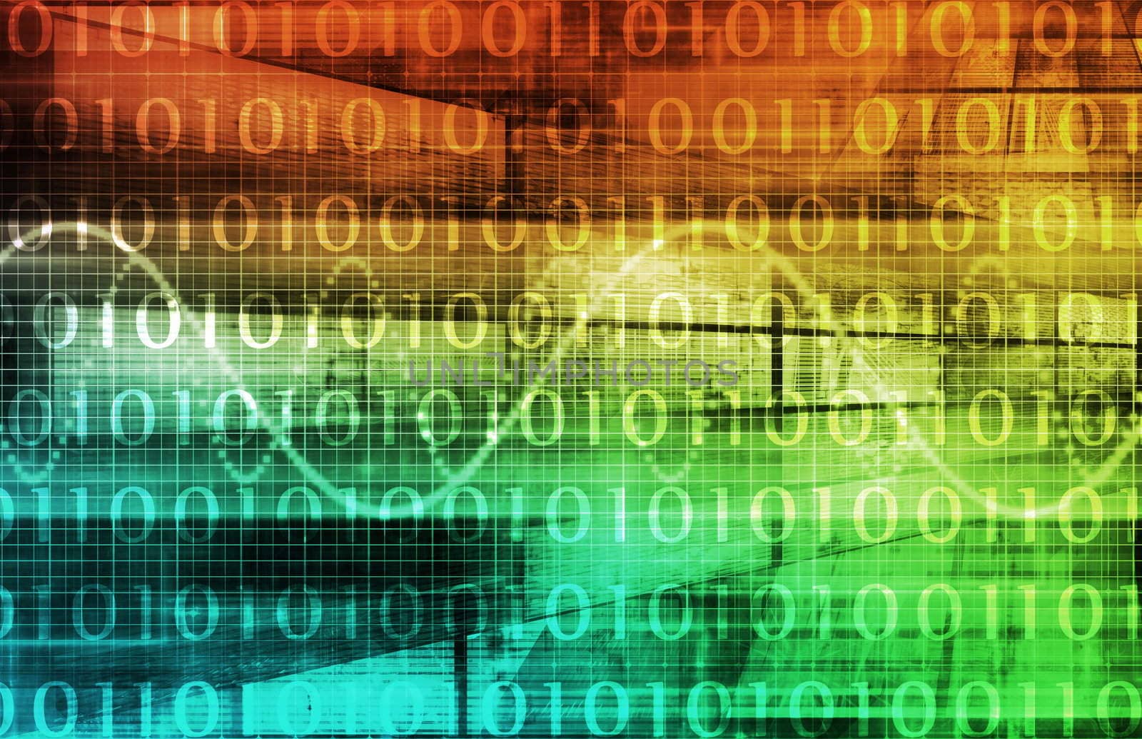 Telecommunications Industry Global Network as Art