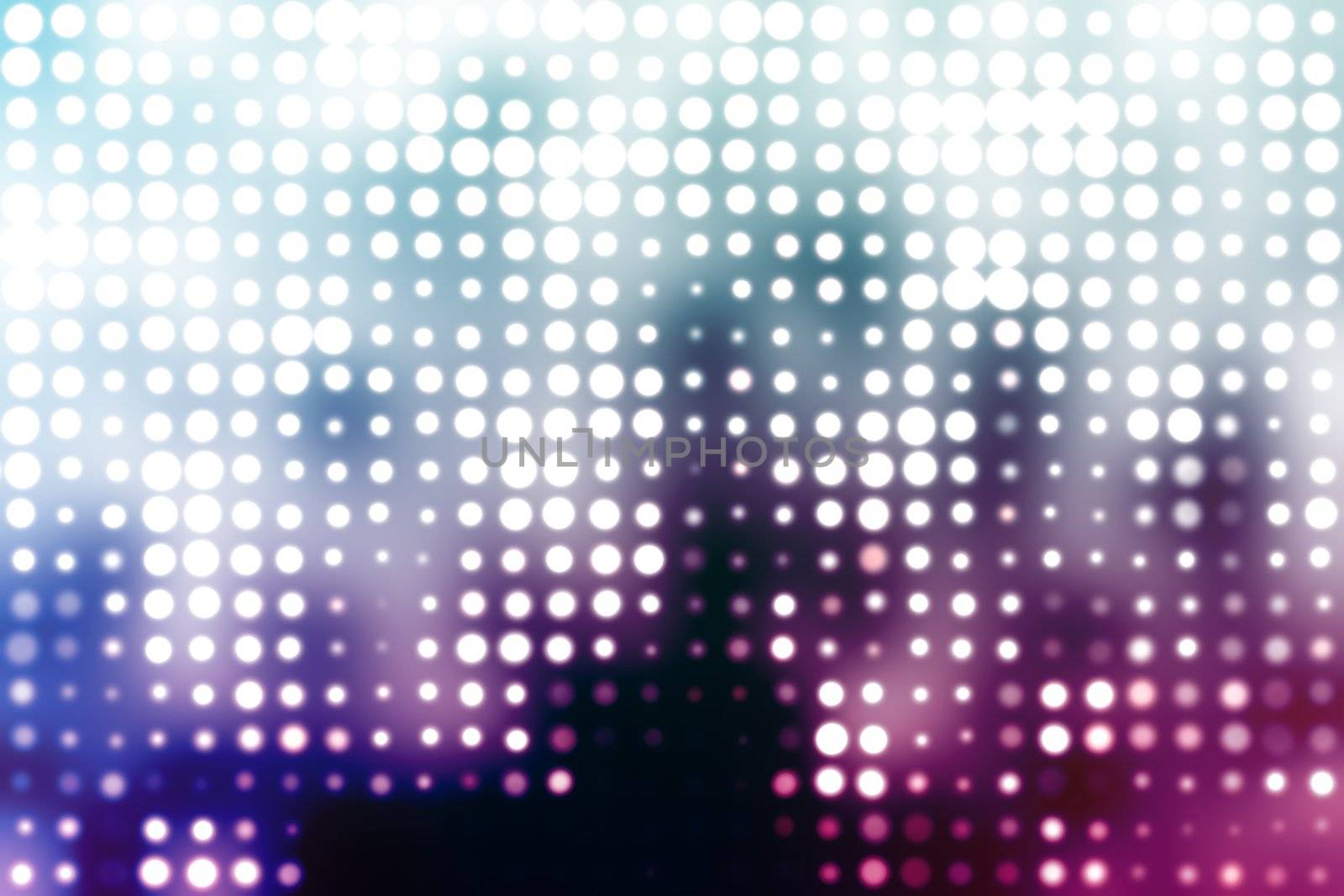 Purple and White Glowing Futuristic Light Orbs Abstract Background
