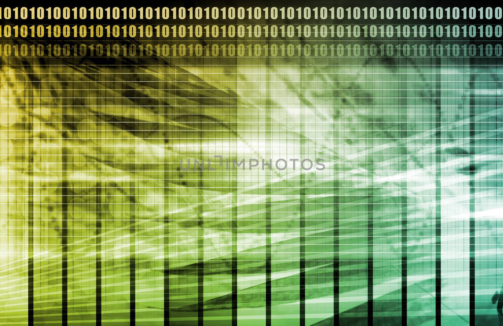 An Information Technology with Glowing Lines