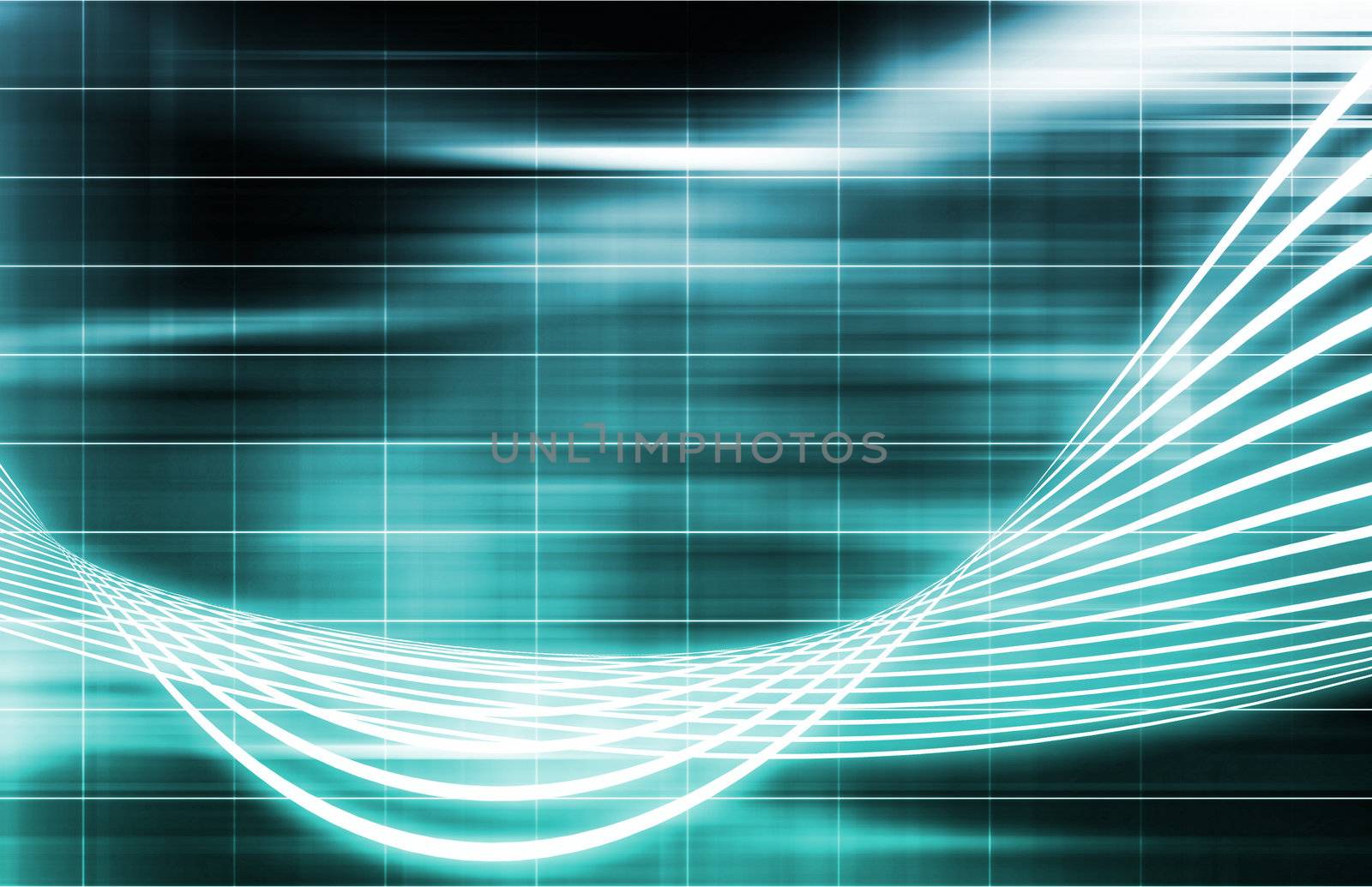 Blue Medical Science Technology as a Art 