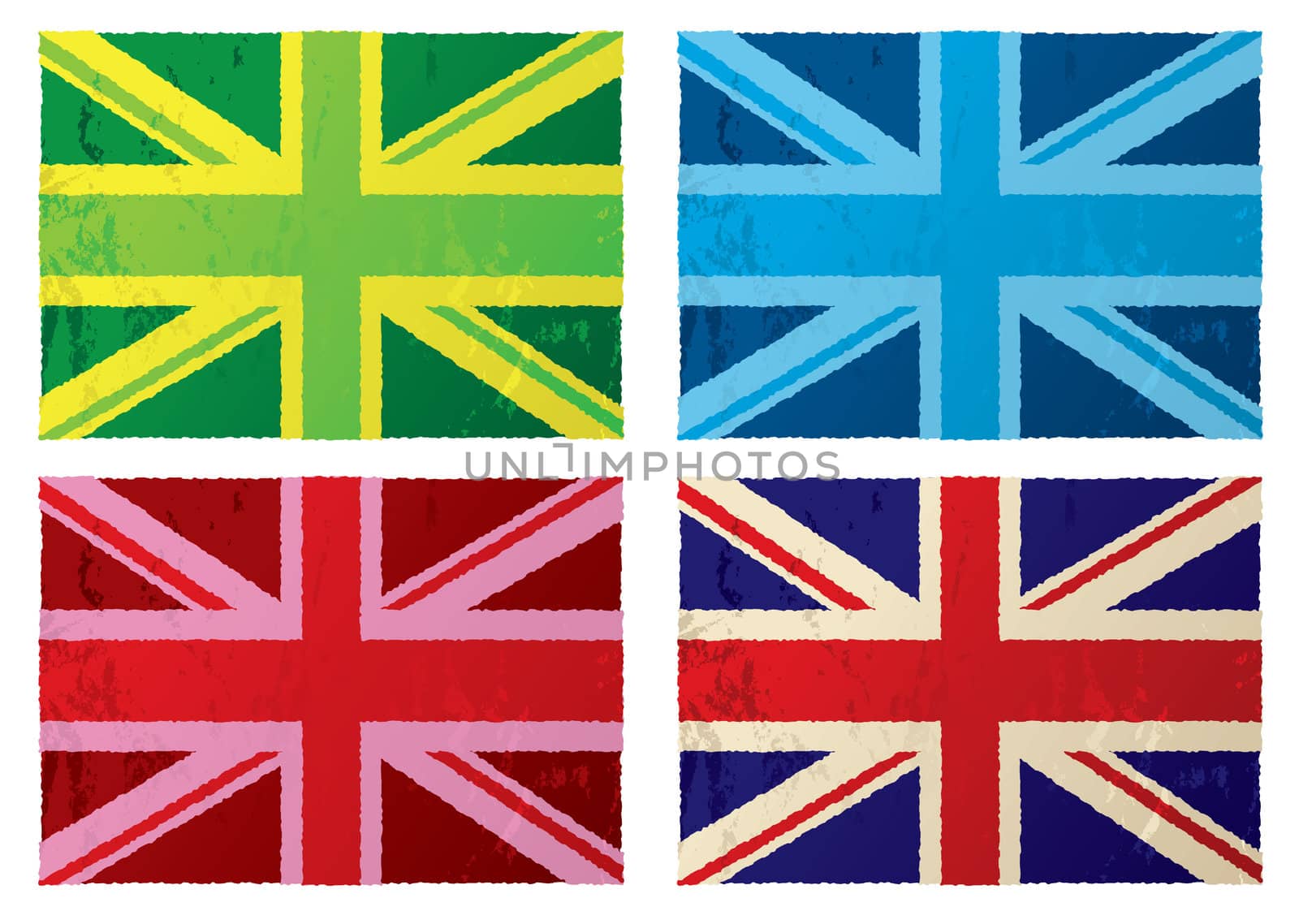 British grunge flags by nicemonkey