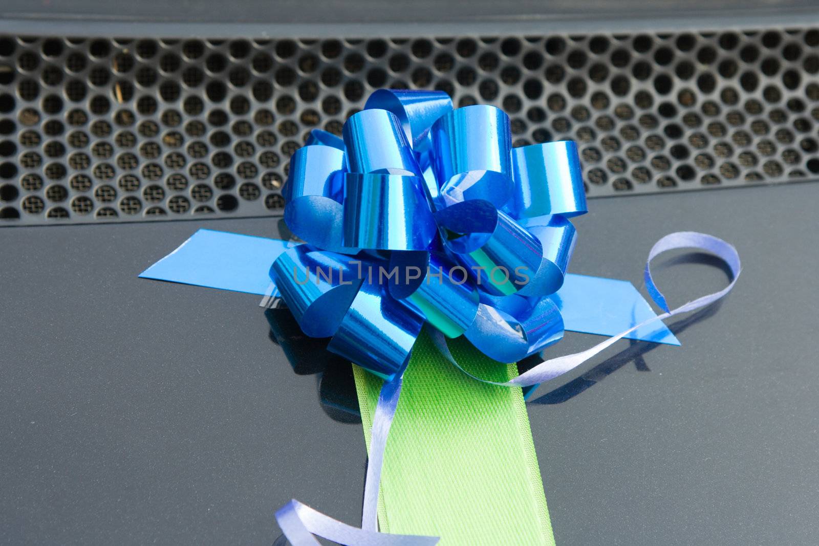 Ornament by the wedding car