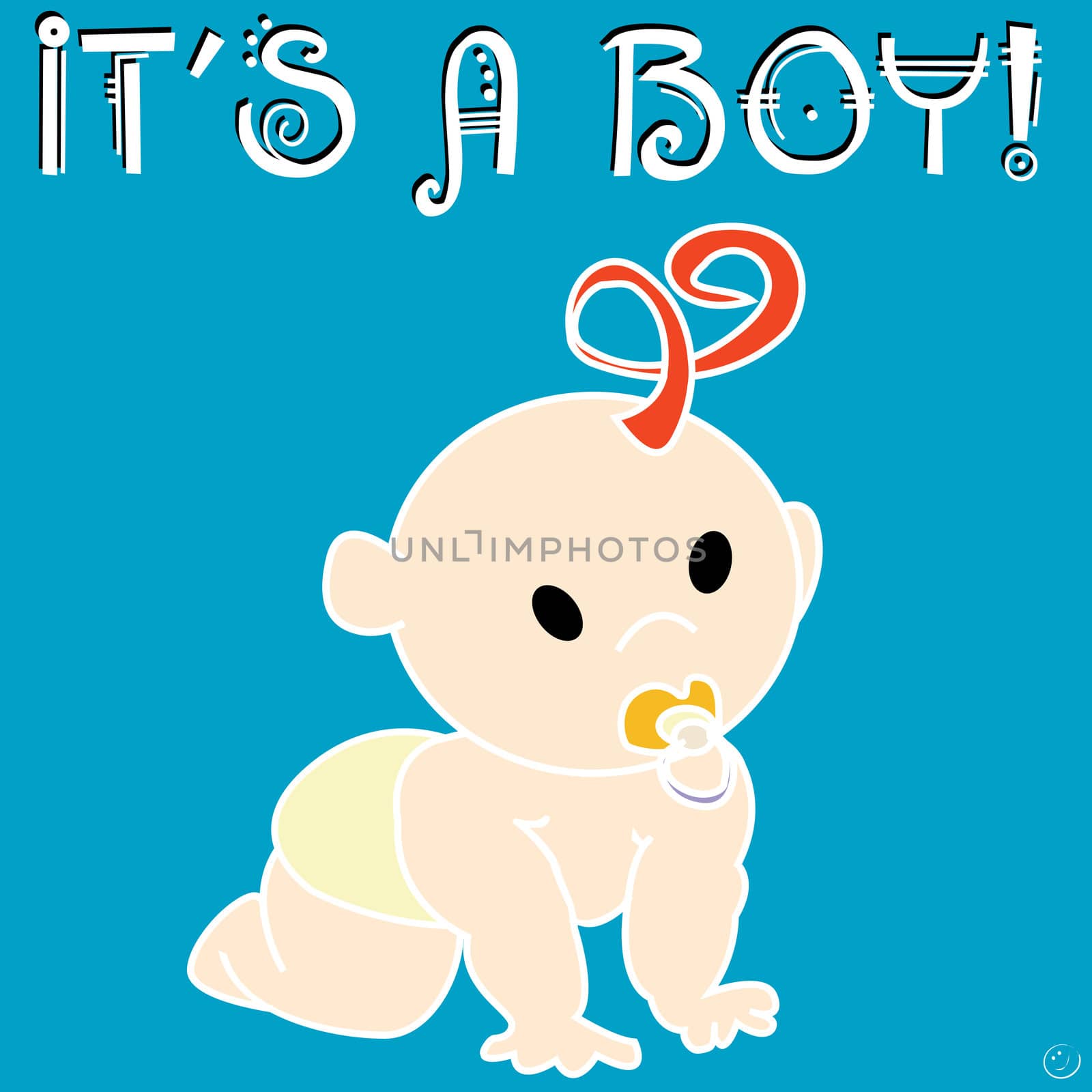 It's a boy card