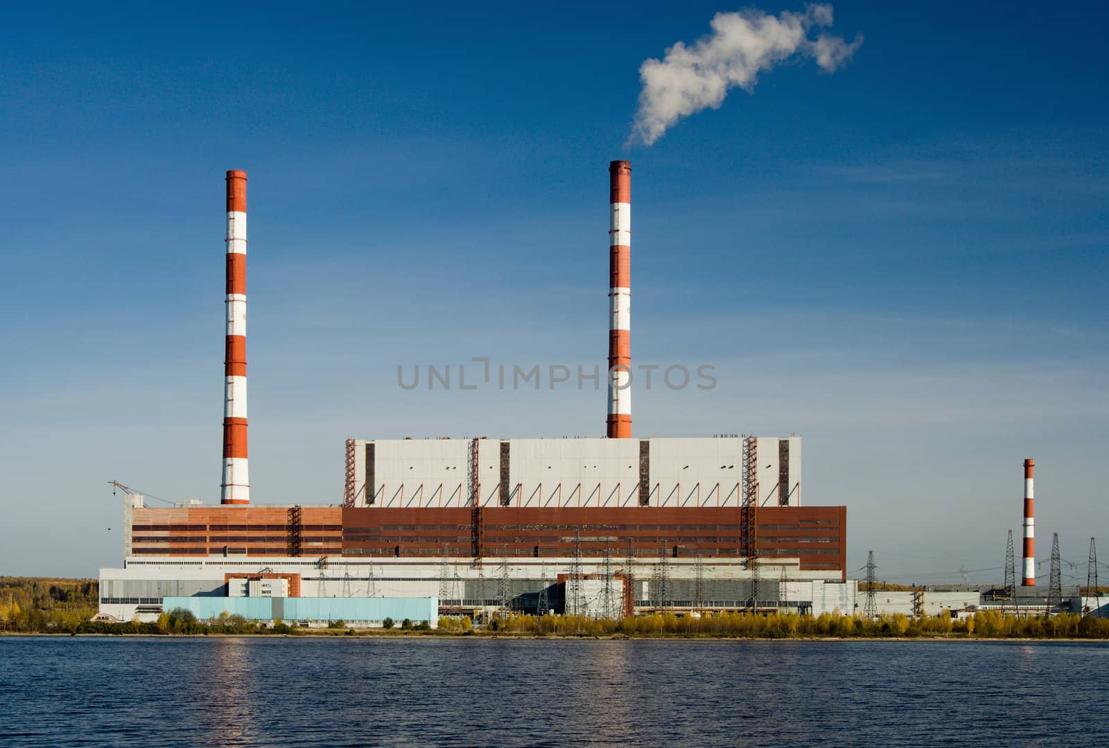 Power station. A kind from the river.