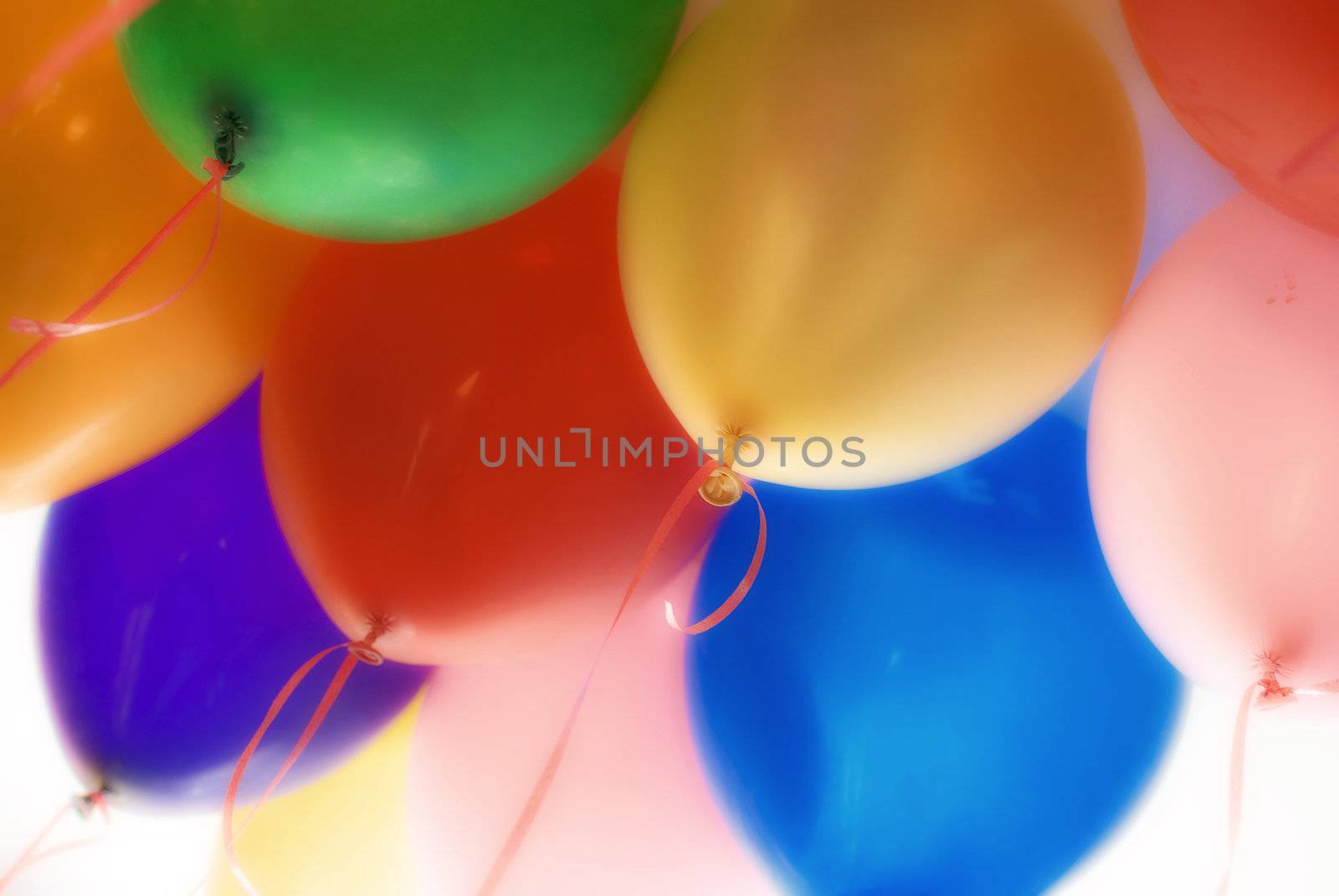 Closeup ballons background