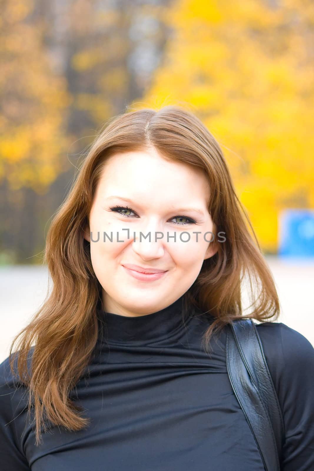 Portrait of the beautiful young girl