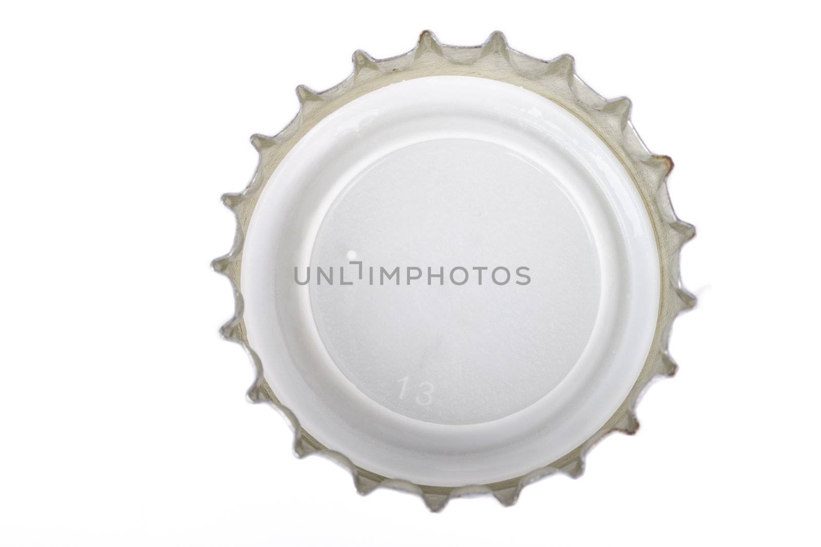 a single crown cap with the number 13 on white background