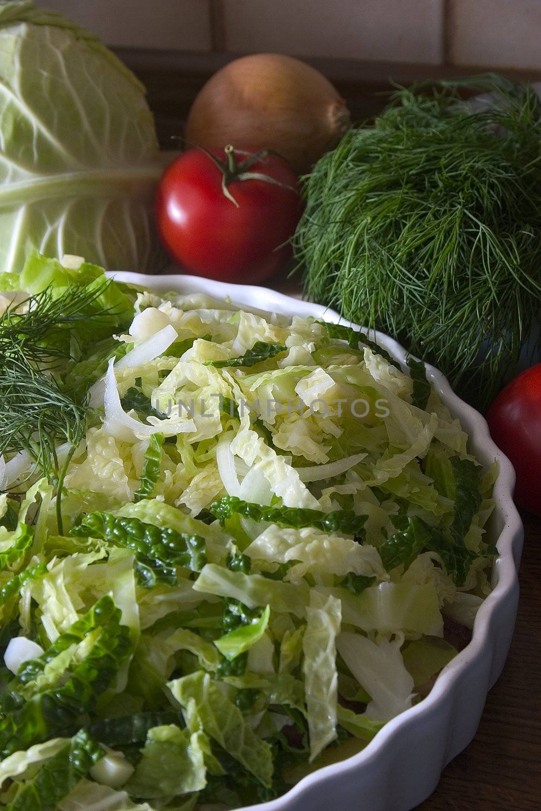 fresh vegetables baked in the oven