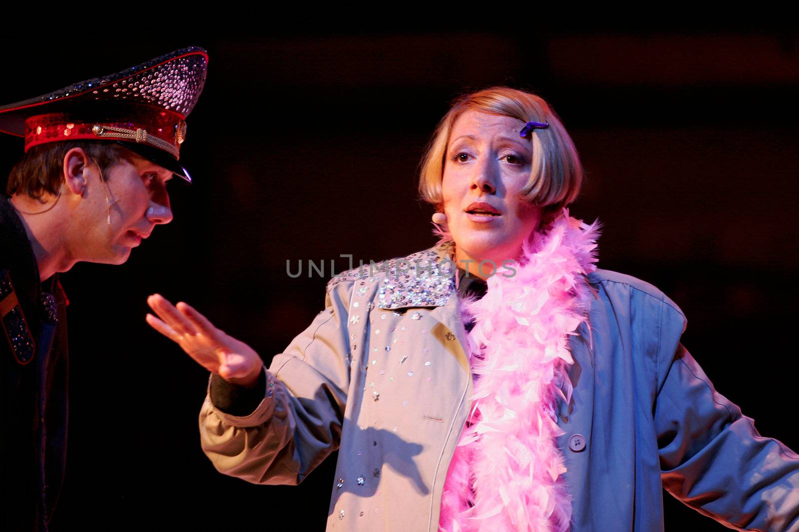 Performance "Transition" of director Vladimir Pankovaju. Russia, Moscow. 2007