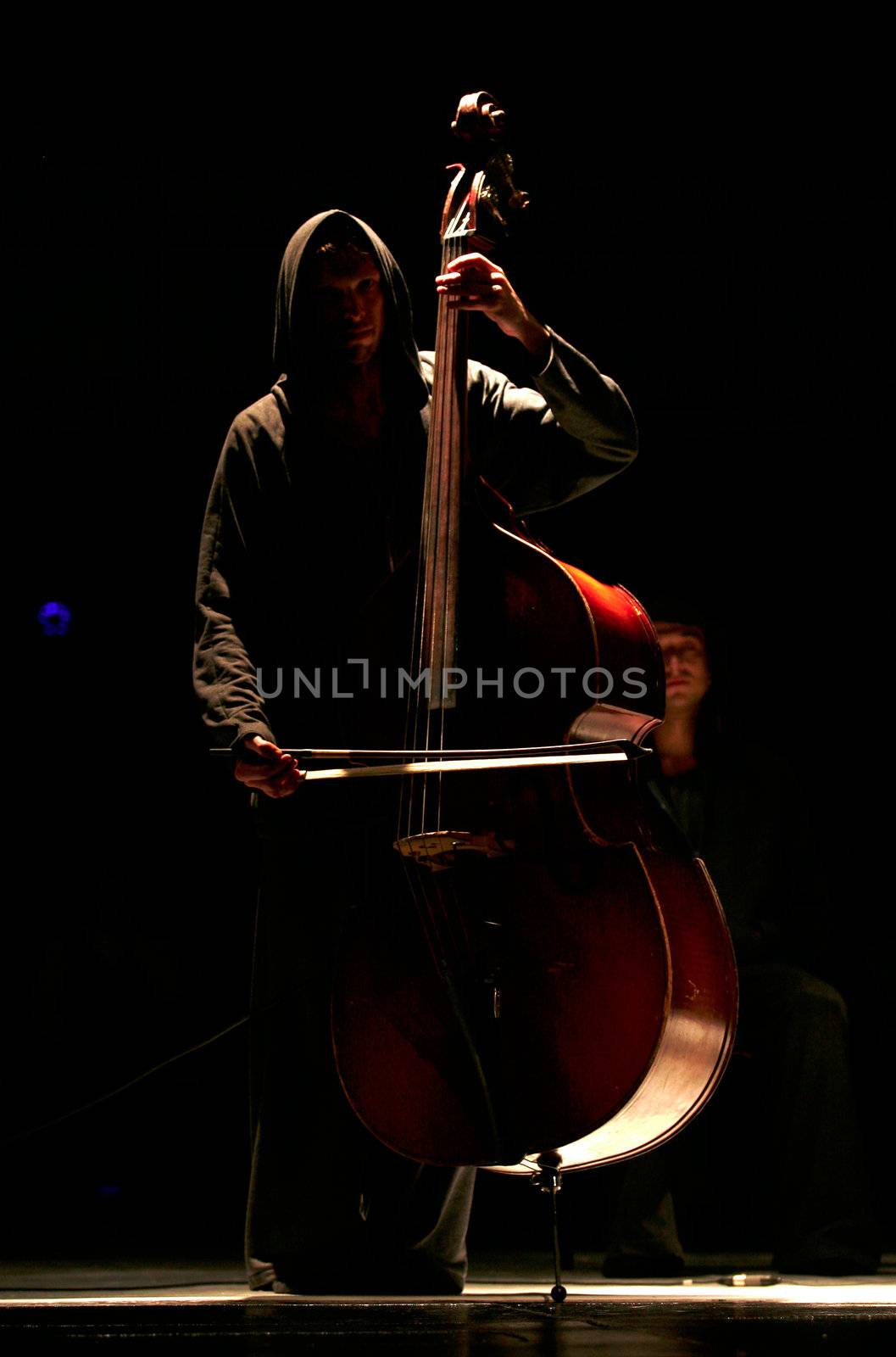 Russia. Moscow. 2007. Performance "Transition" of director Vladimir Pankovaju. In a picture: Russian actor Vladimir Kudrjavtsev