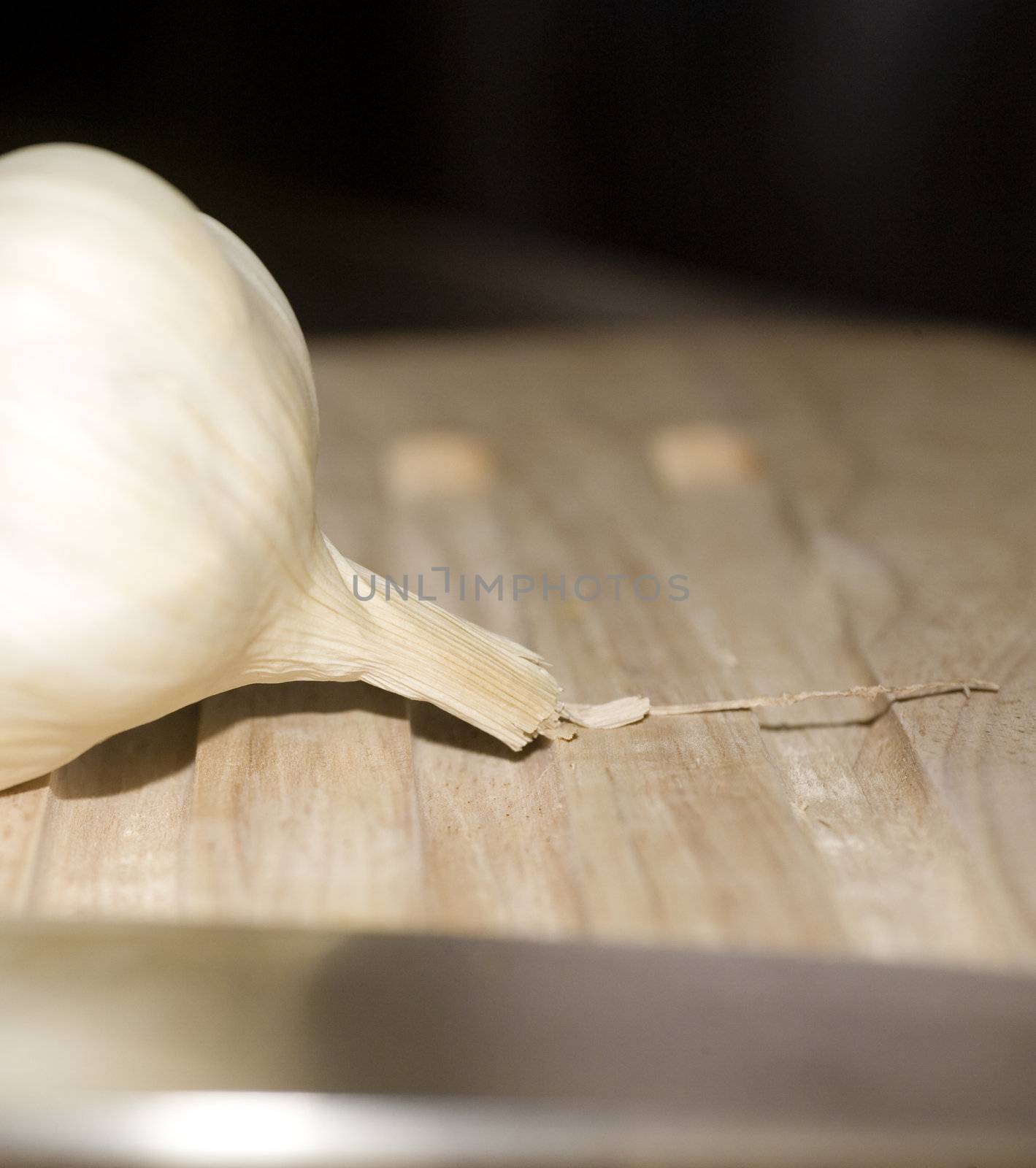 close up shot of garlic and chili pepper ingredients