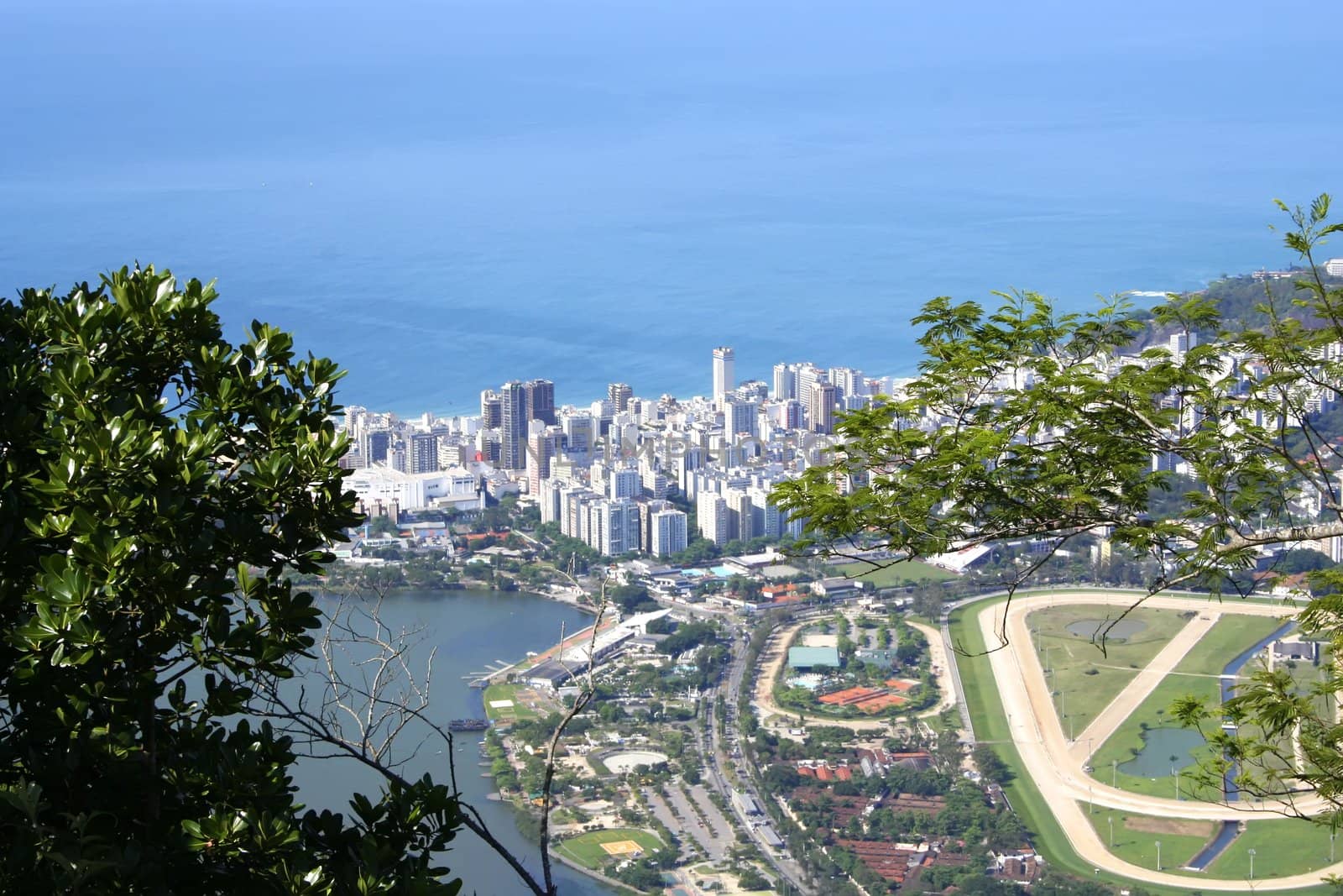 The city of Rio de Janeiro. View from the Corcovado.