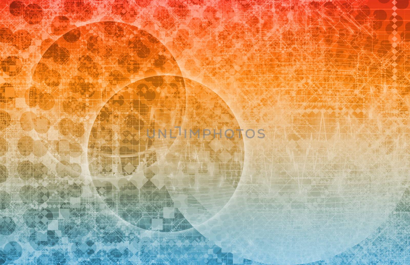 Alien Galaxy Planet Futuristic Horizon as Art
