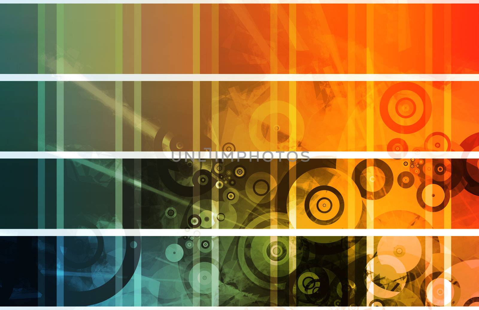 Creative and Artistic Design Horizontal Object Templates