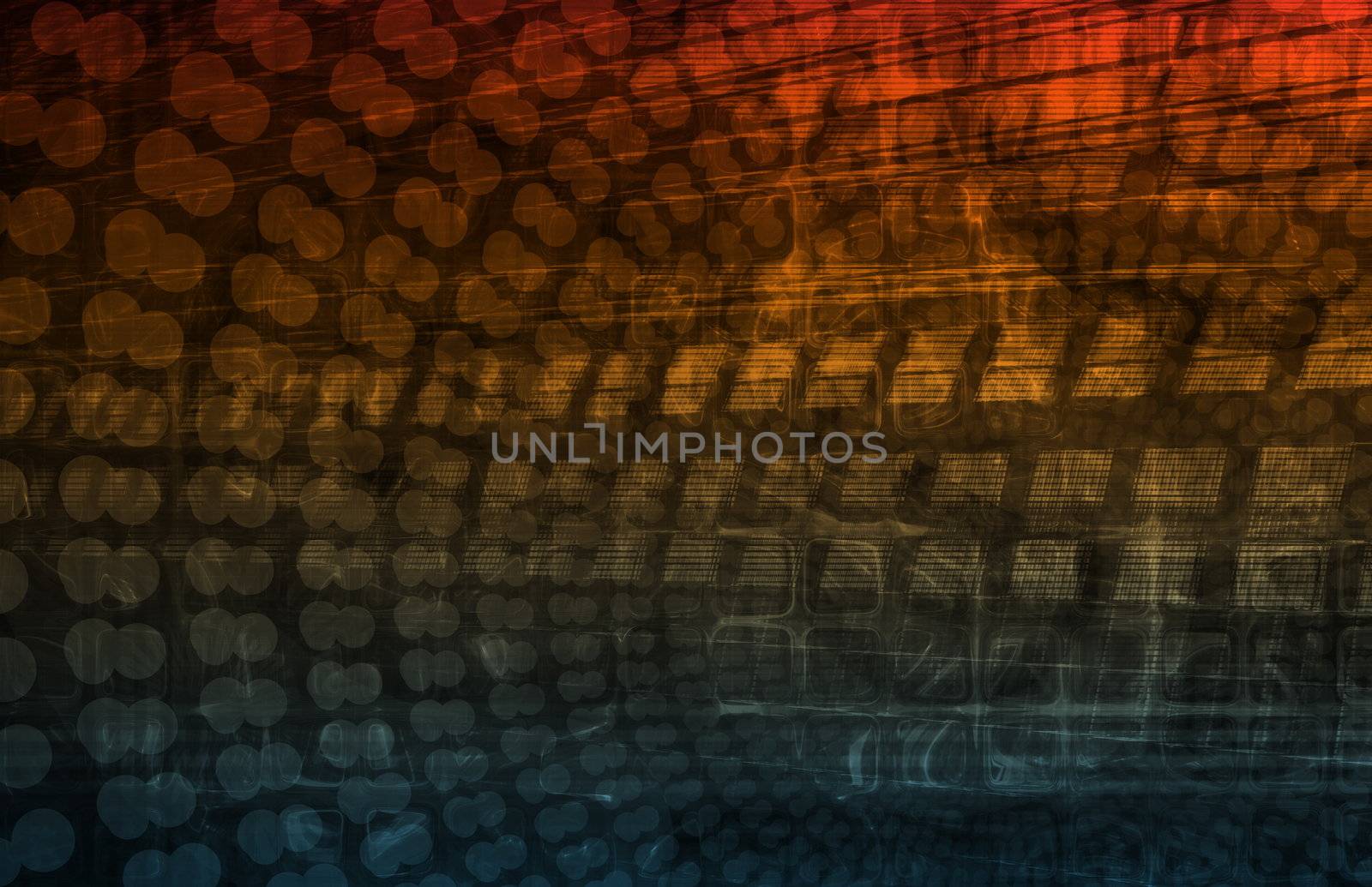 Futuristic Tech Abstract Background as a Art