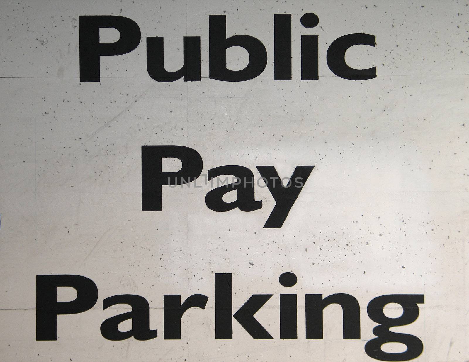 public pay parking sign by mmm