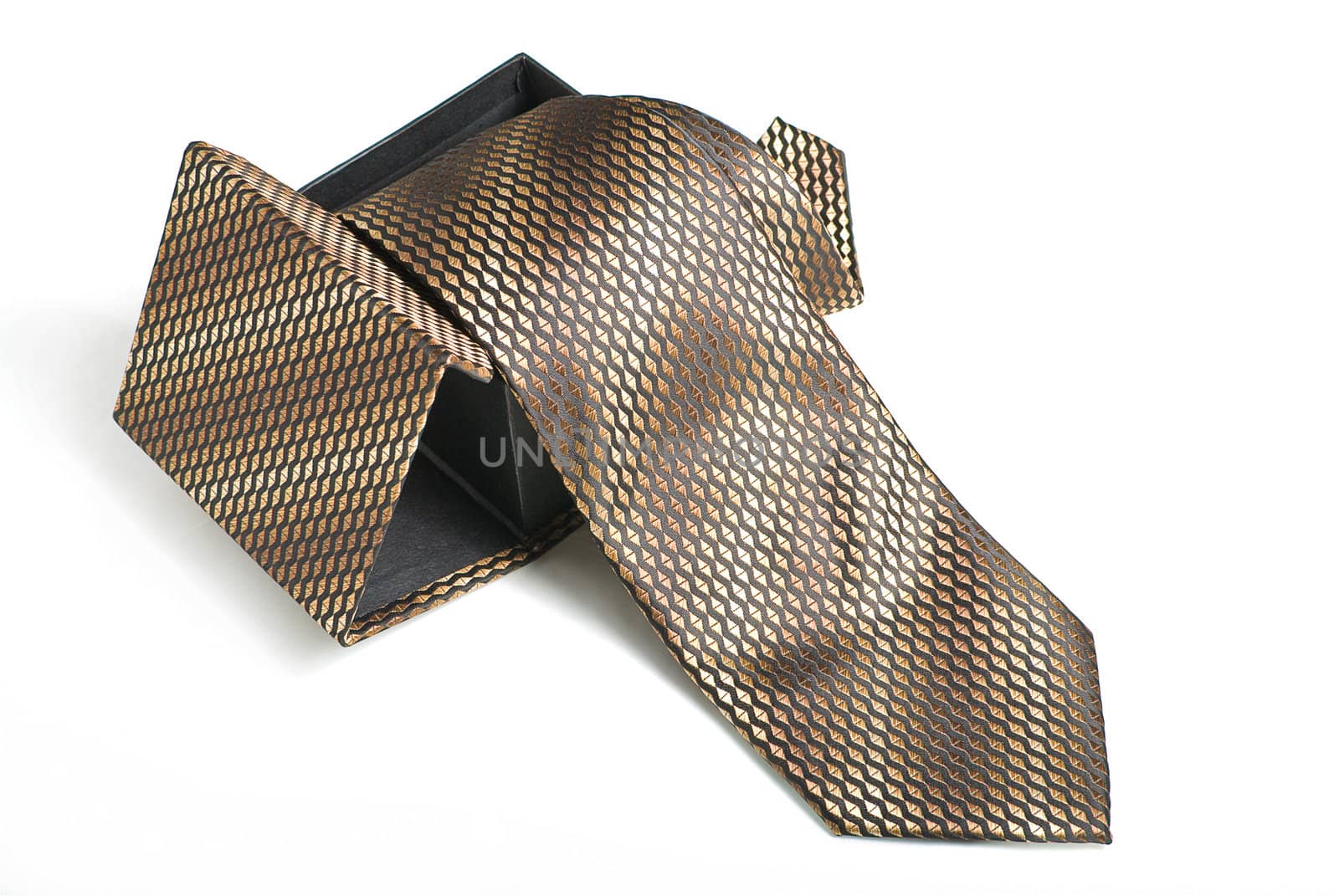 Brown tie by zakaz