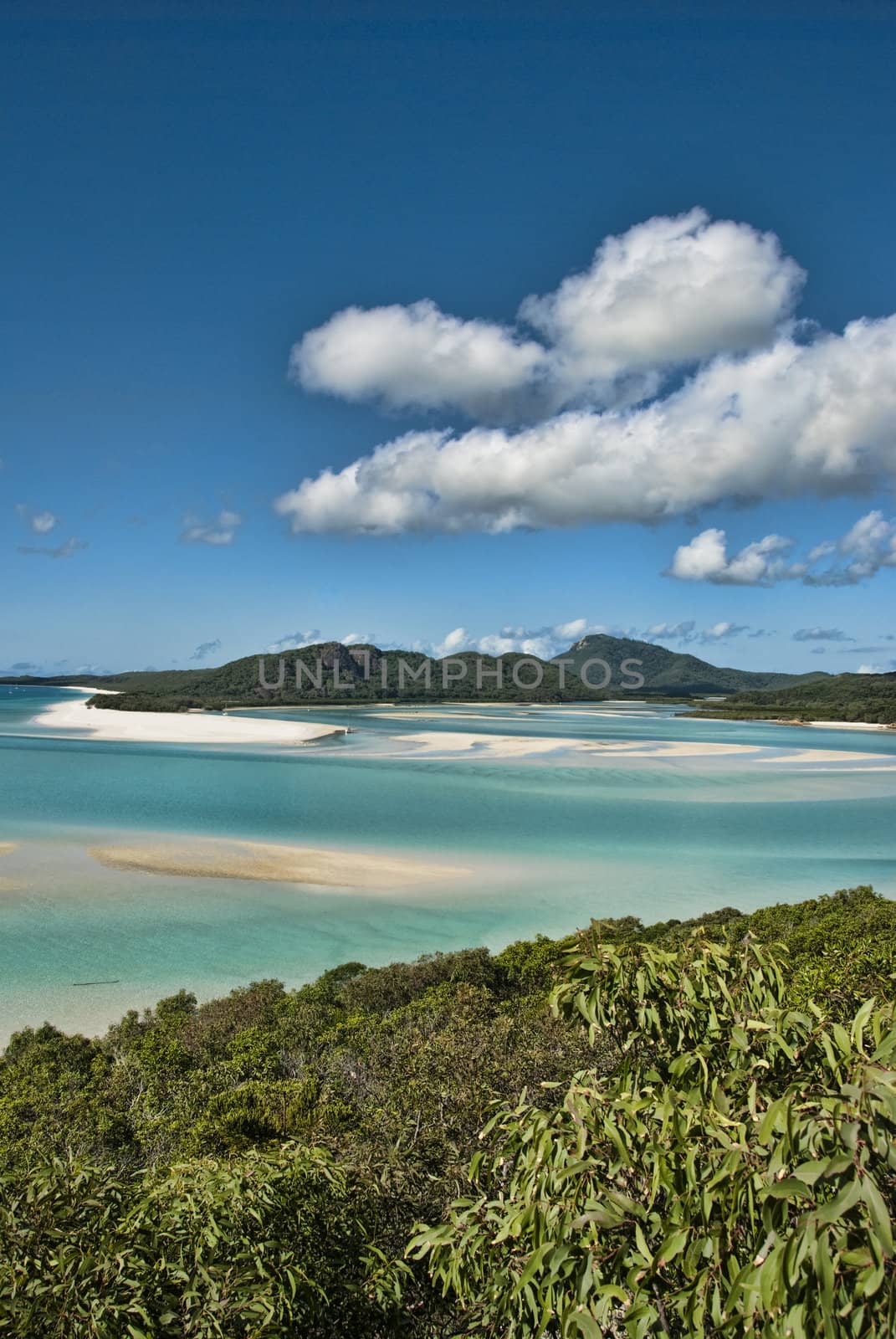 View of the Whitsunday Islands National Park, Queensland