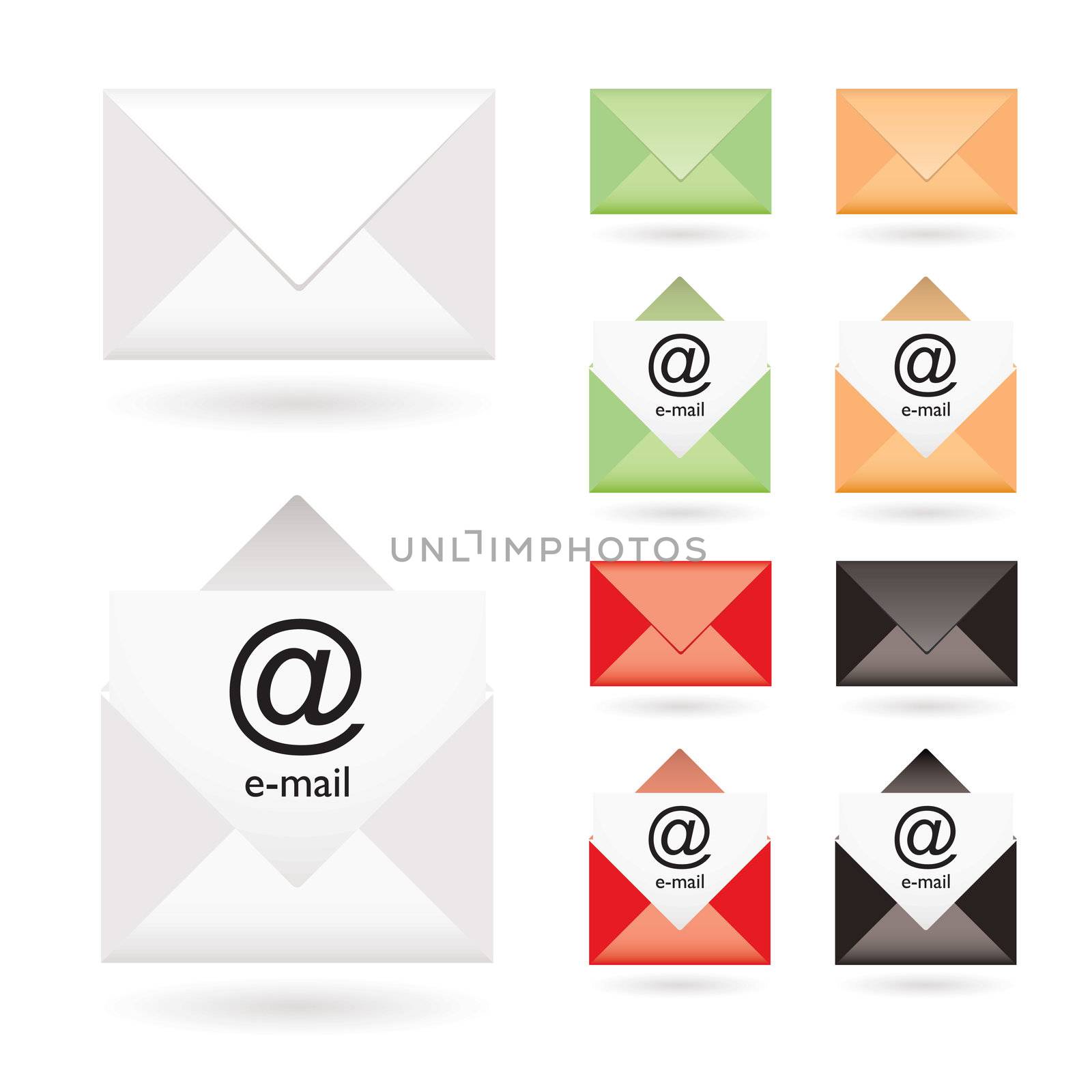 email icon collection by nicemonkey