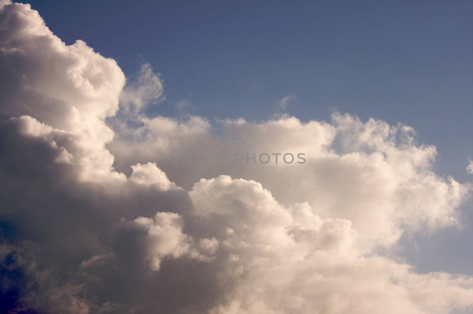 Clouds at Dawn off the coast of Kauai, Hawaii