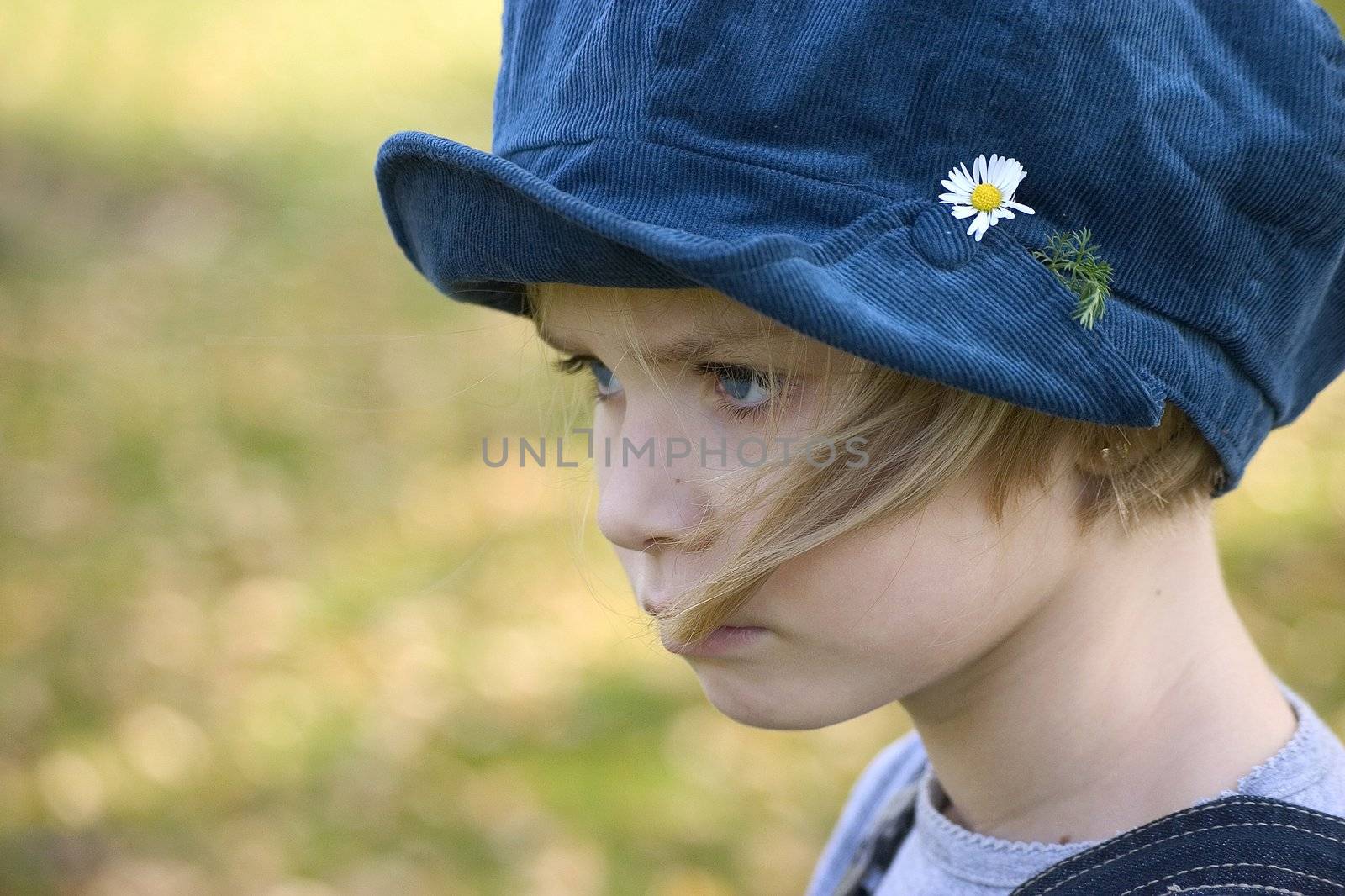 Portrait of girls in the open air on the blur background