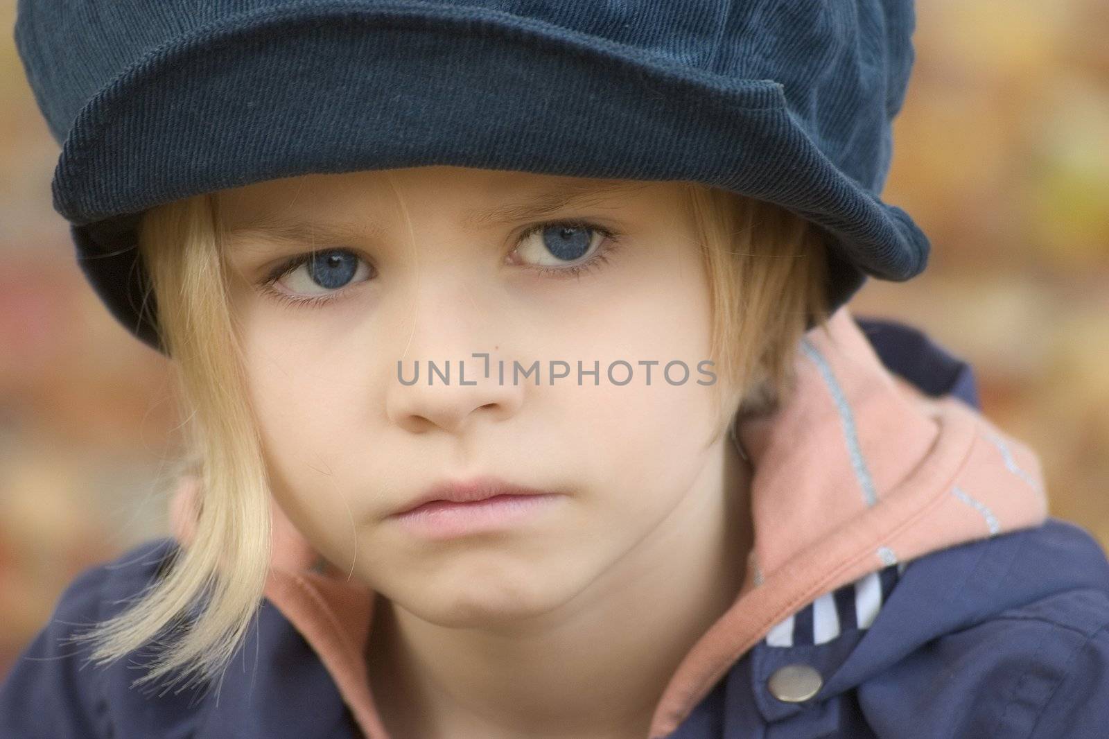 Portrait of girls in the open air on the blur background