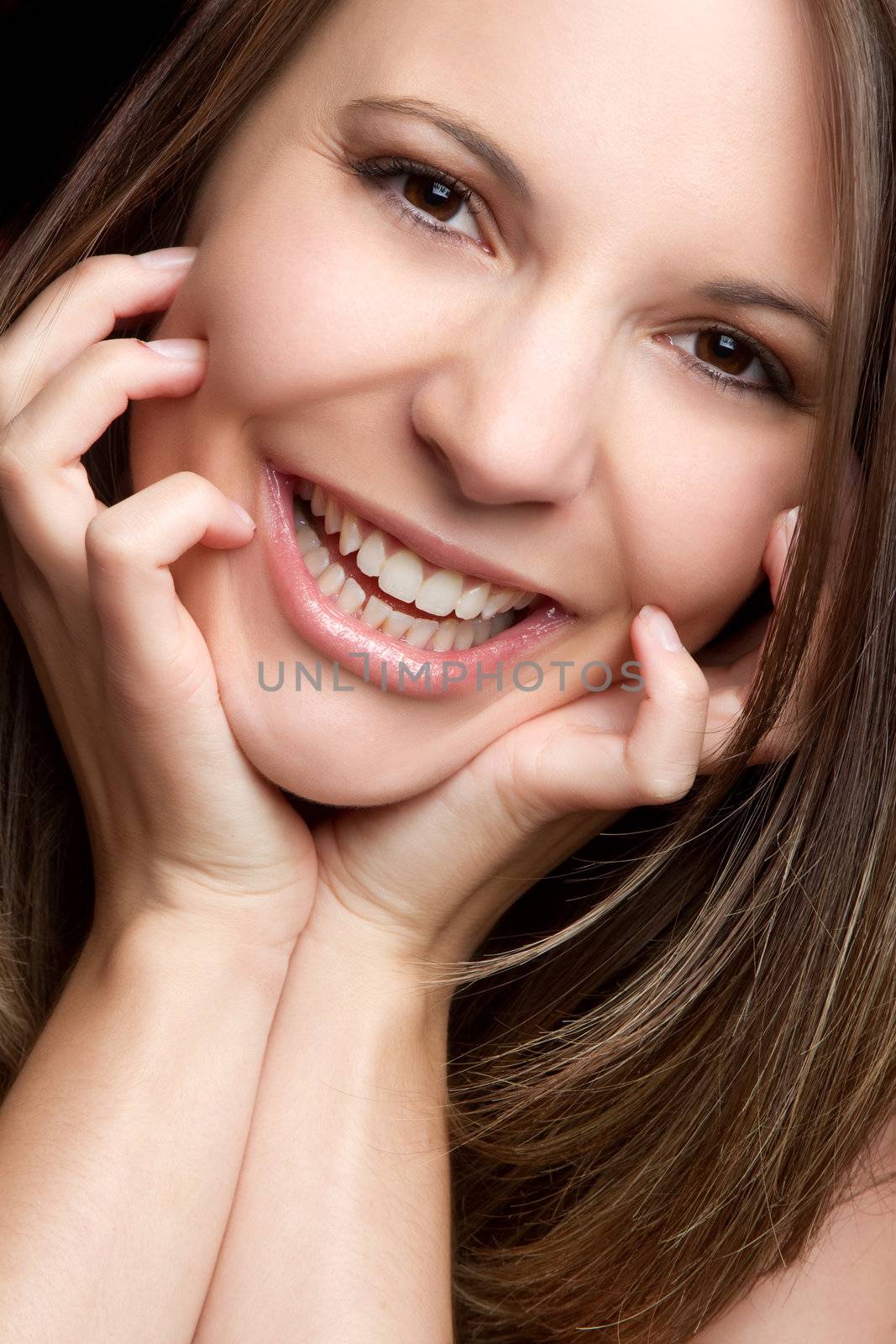 Beautiful smiling woman portrait