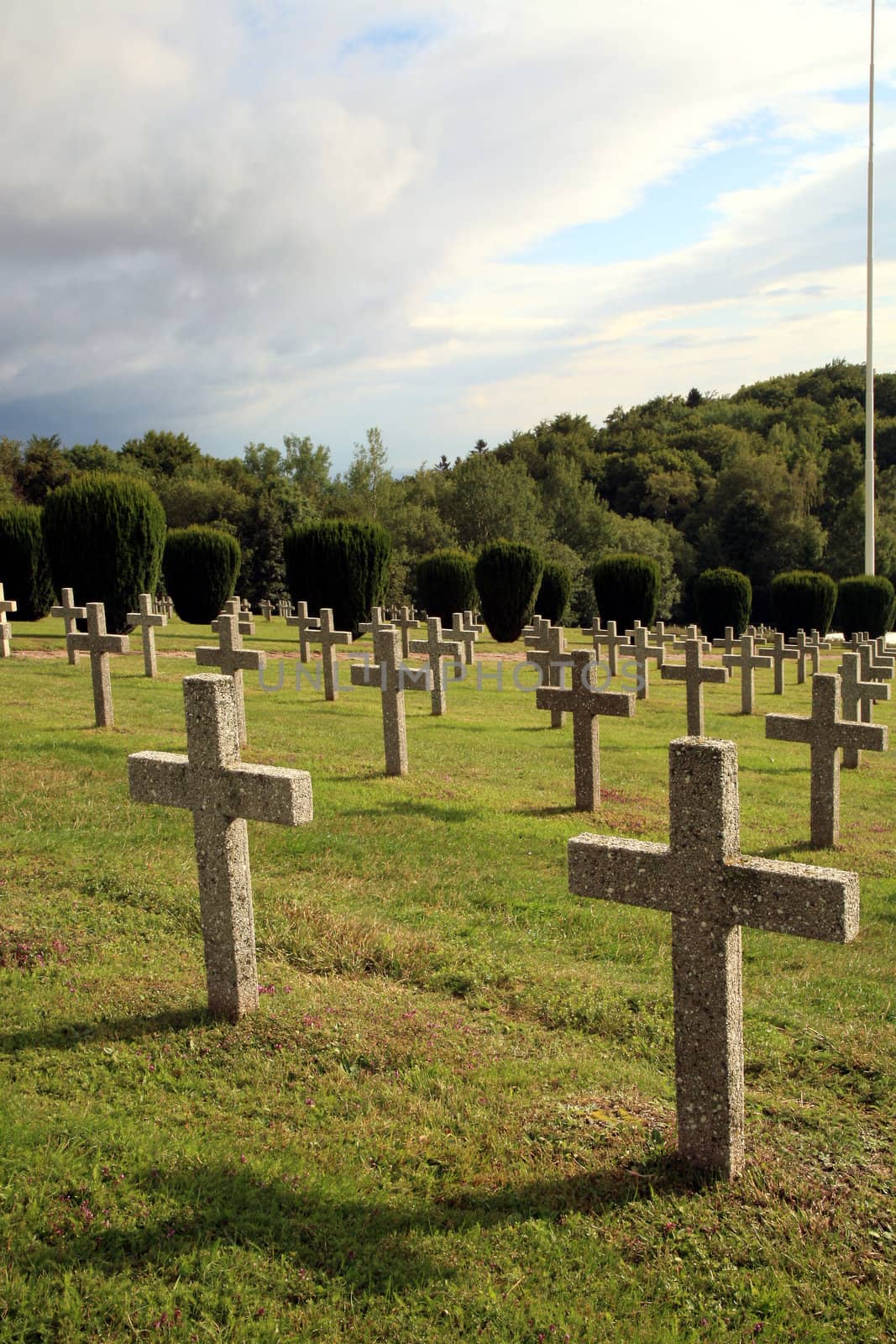 Military graveyard of heroes of the First World War - France, Alsace, Vosges