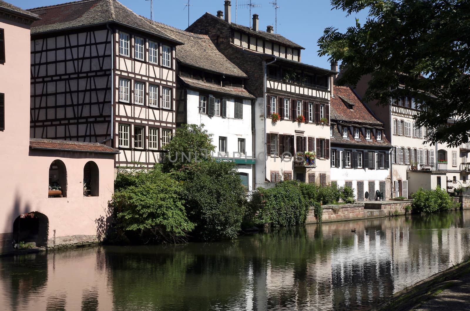 Old Town at canal in Strasbourg - France by fotokate