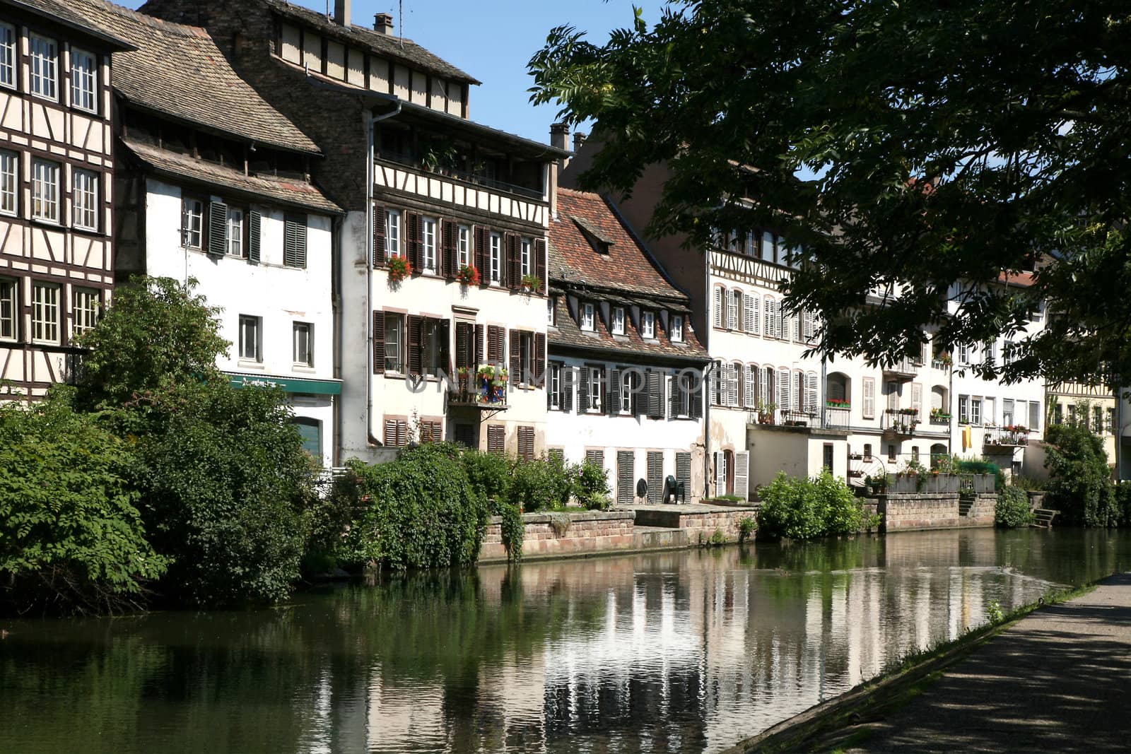 Picturesque Petite France in Strasbourg - France