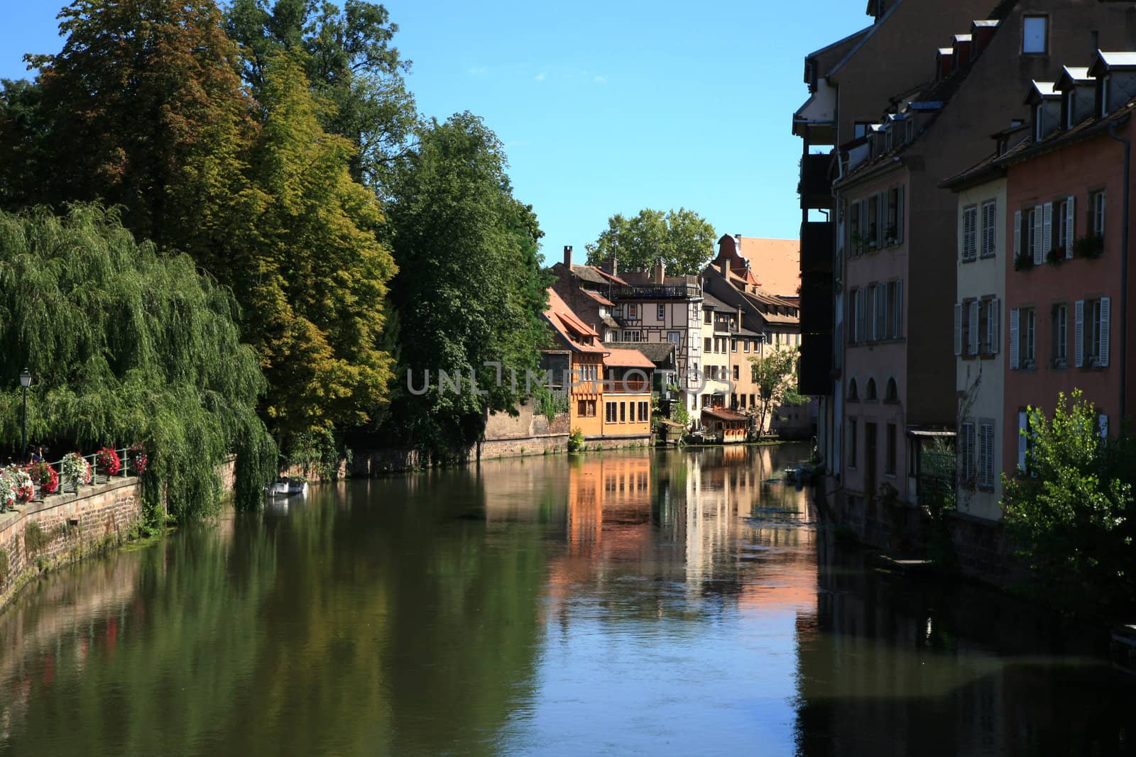 Picturesque Petite France in Strasbourg - France