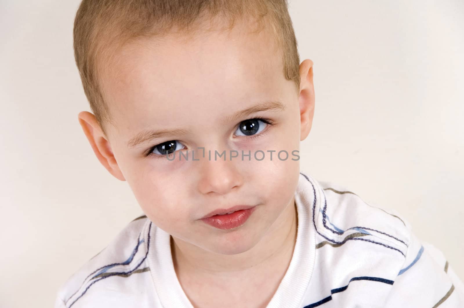 portrait of adorable little boy