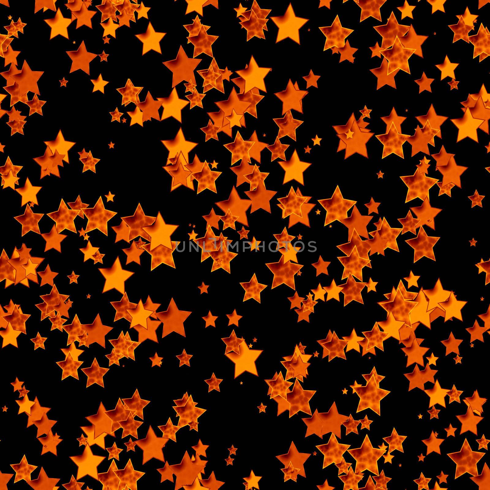 An illustration of a seamless stars background texture