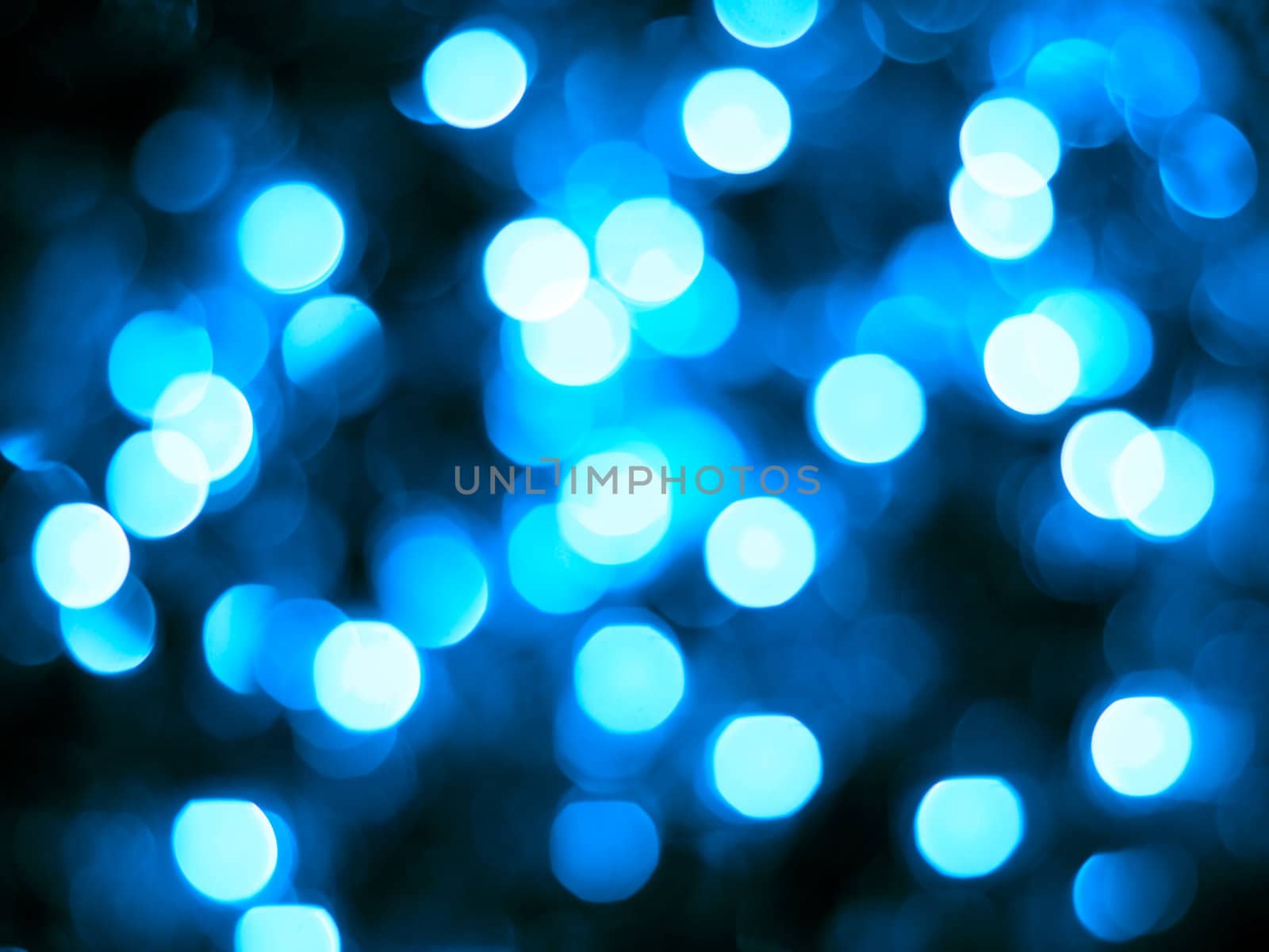 Blurred glowing Christmas light background
