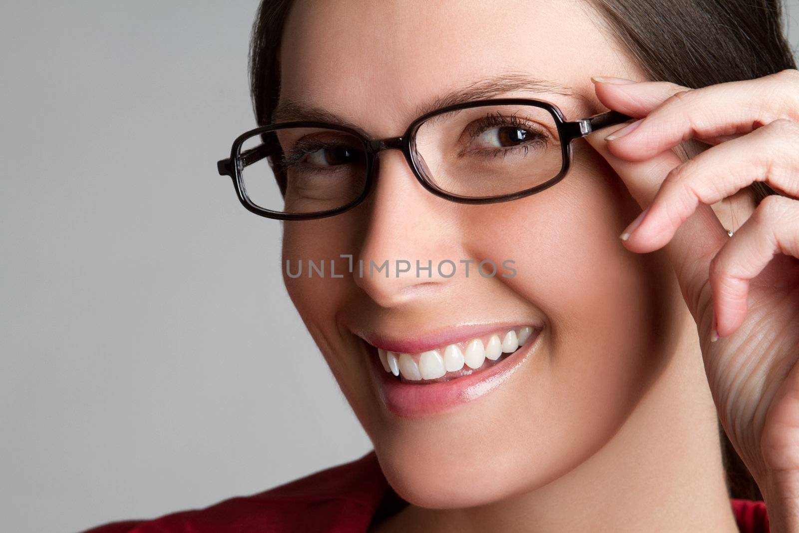 Woman Wearing Glasses by keeweeboy