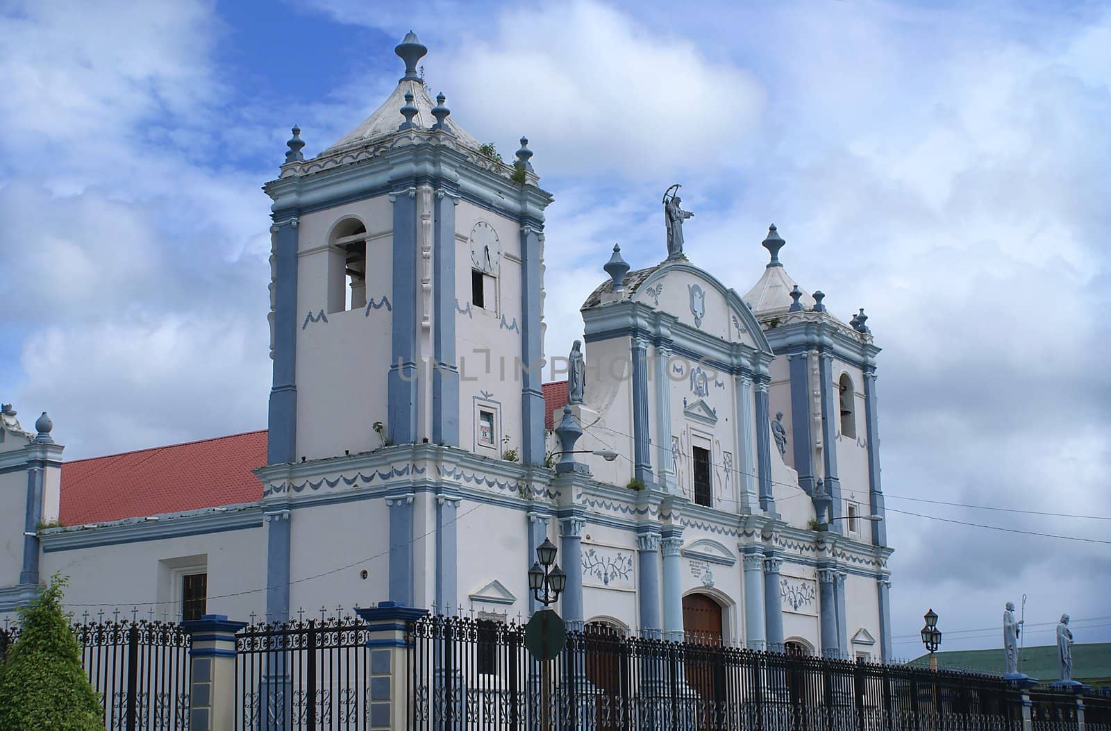 Church in Nicaragua Central America.                     
