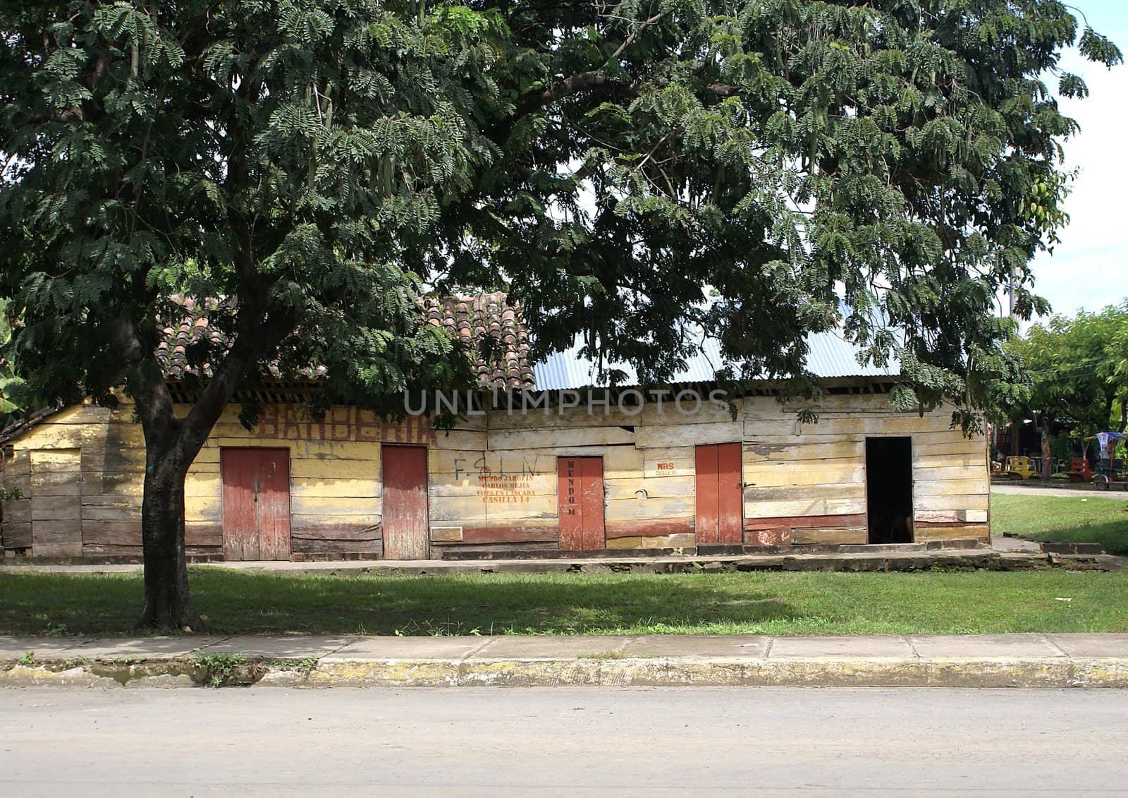 Old building in Central America.                