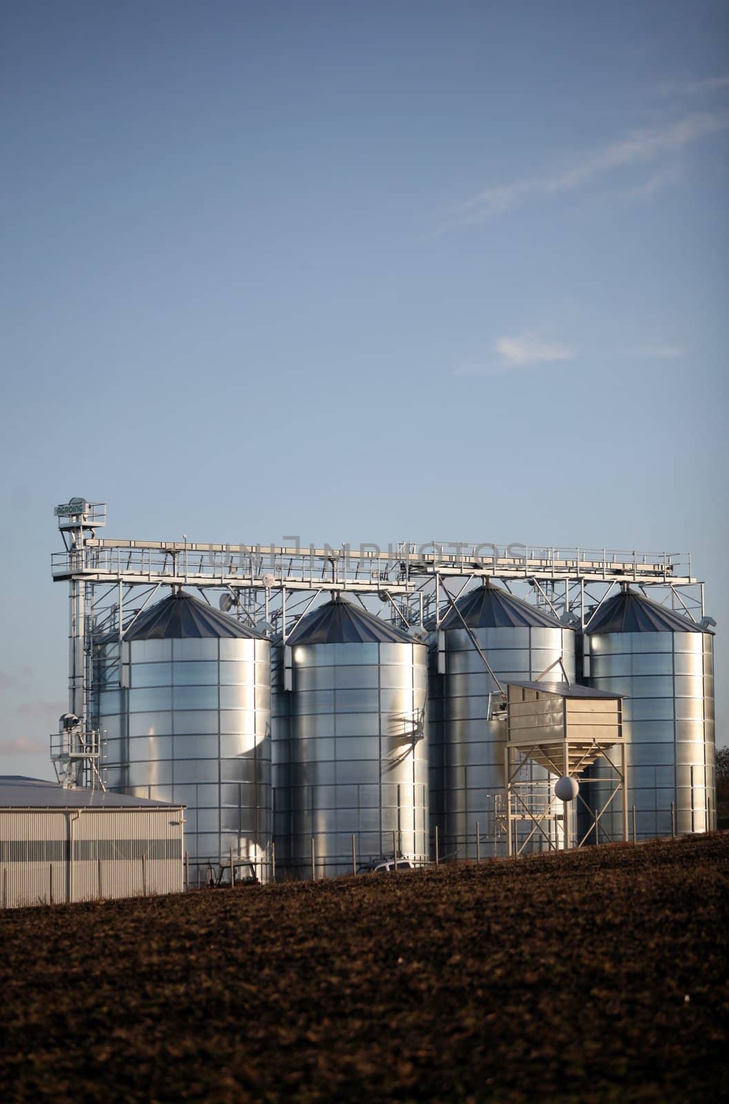 Landscape with silo