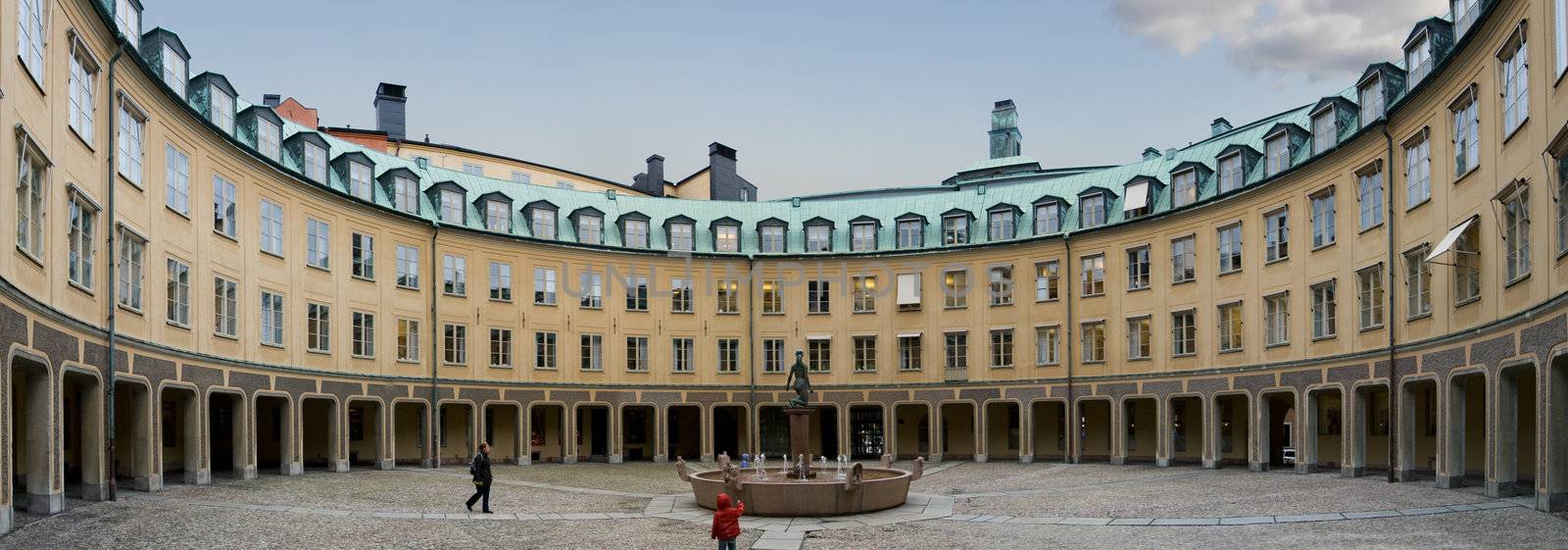 Courtyard in Stockholm by ints