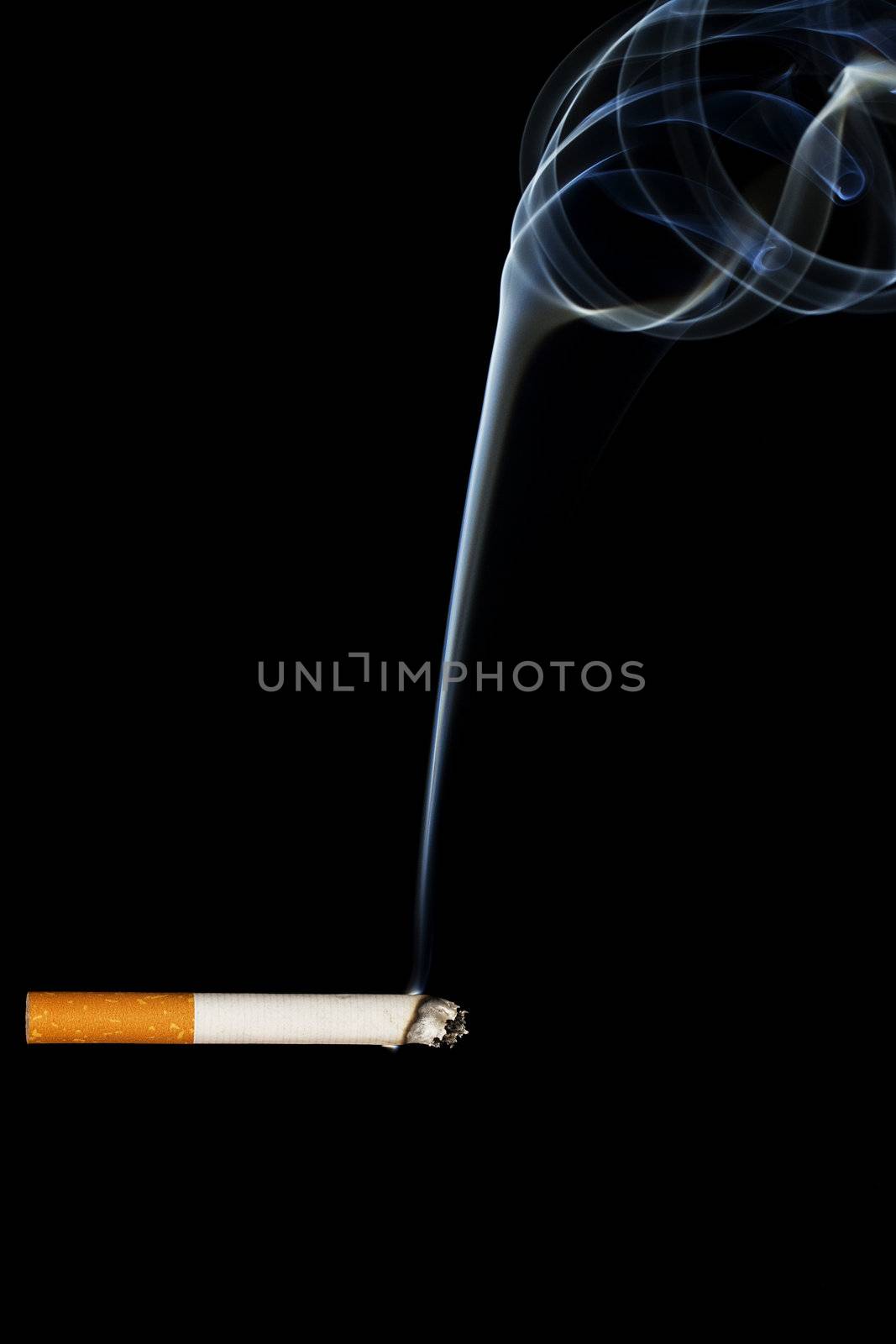 a smoking cigarette by RobStark