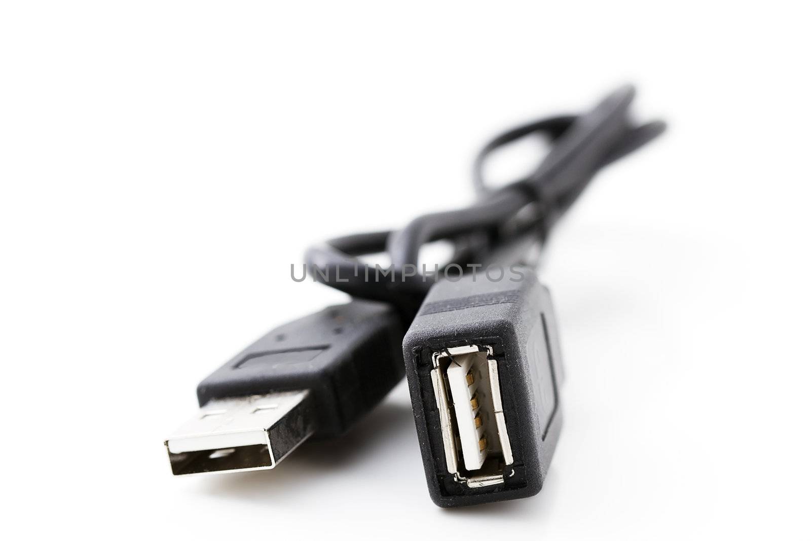 black usb cable by RobStark