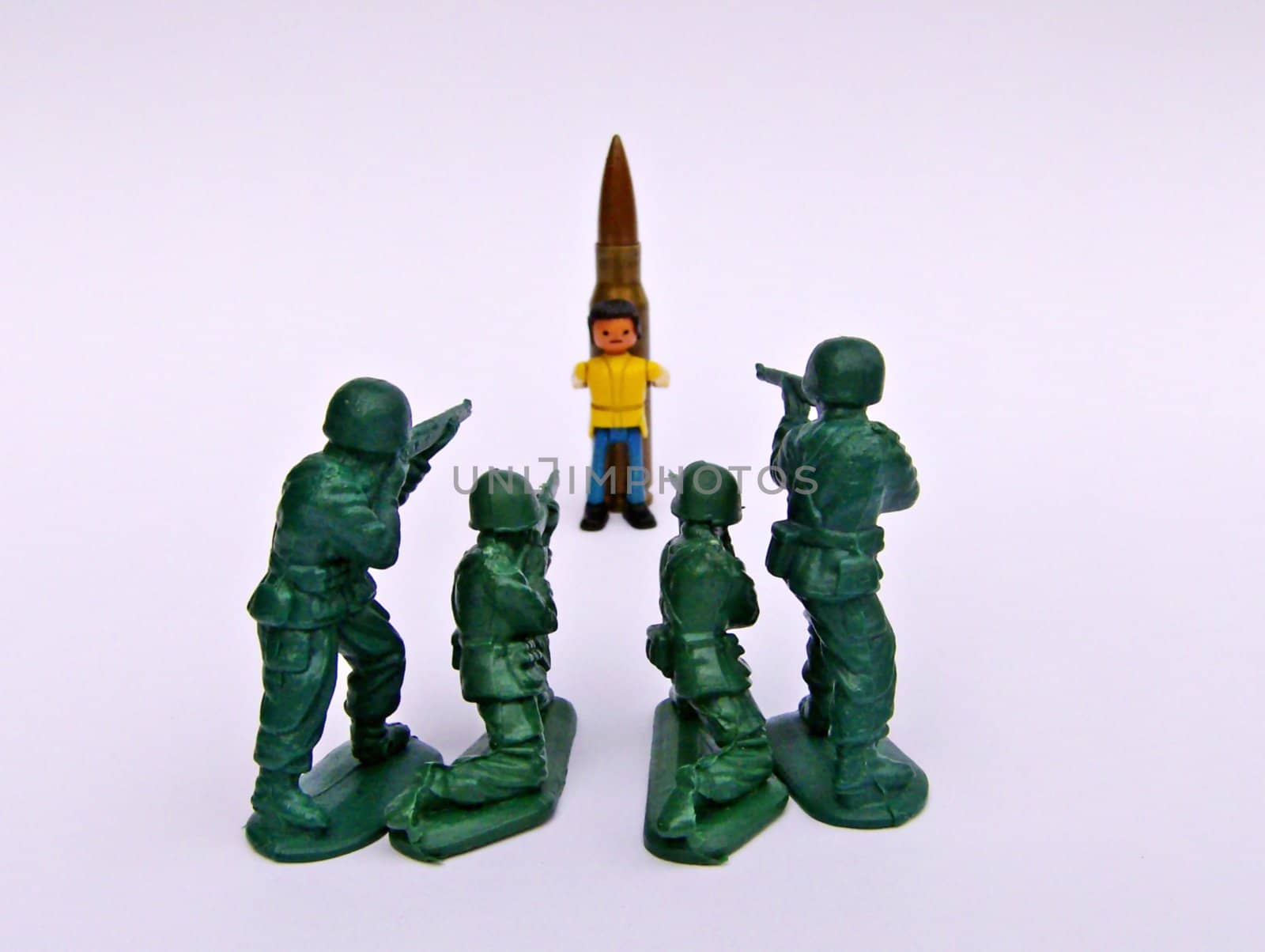 Firing squad made with toy soldiers by BrunoESantos
