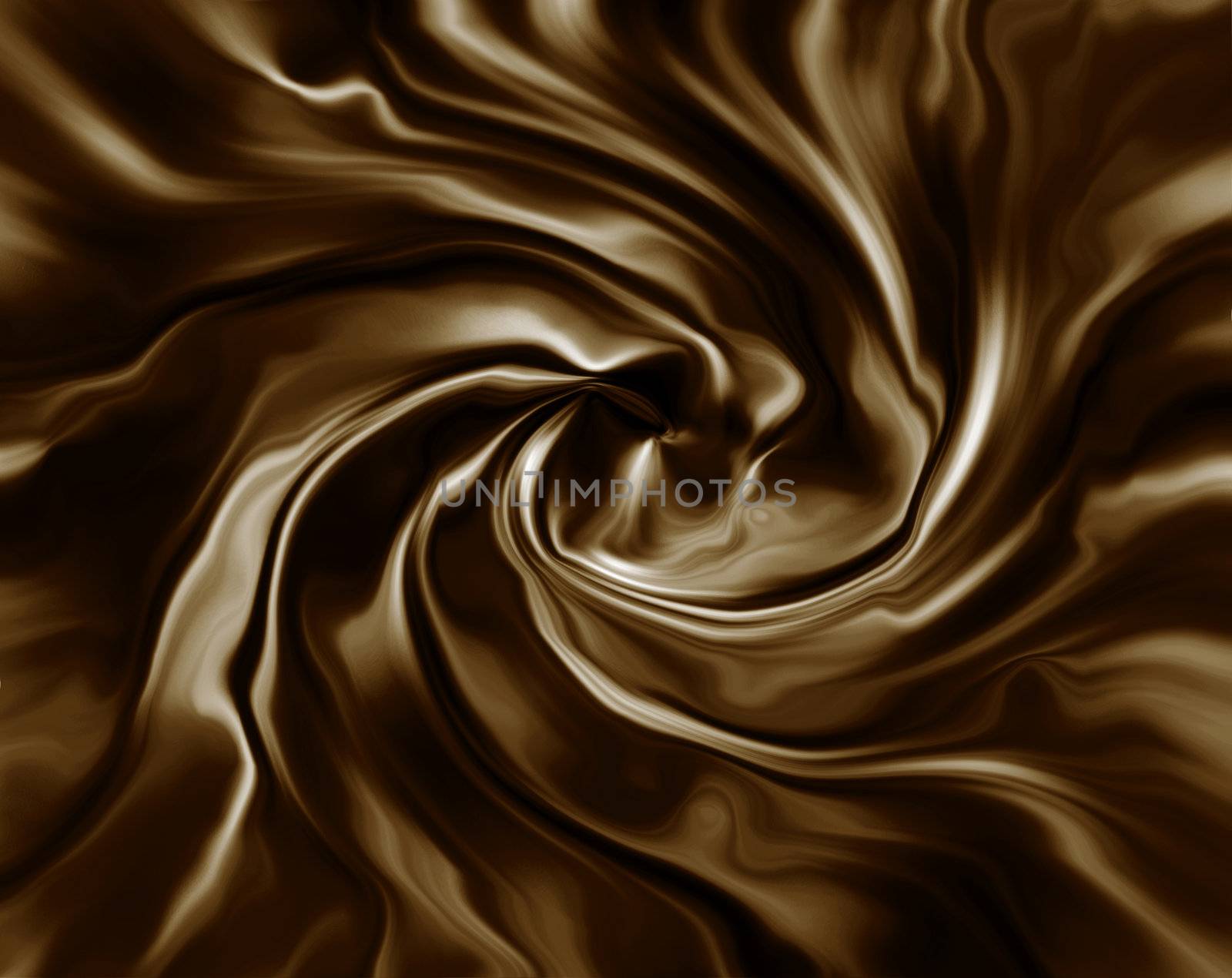 Illustration of a desirable abstract chocolat