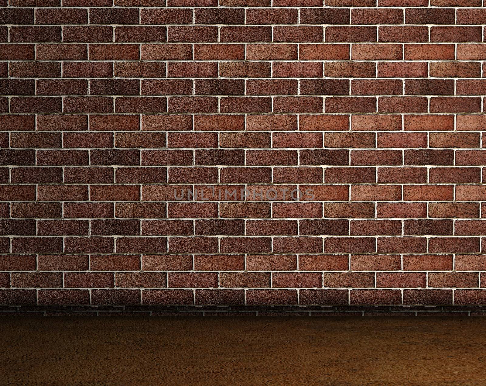 frontal image of brick wall