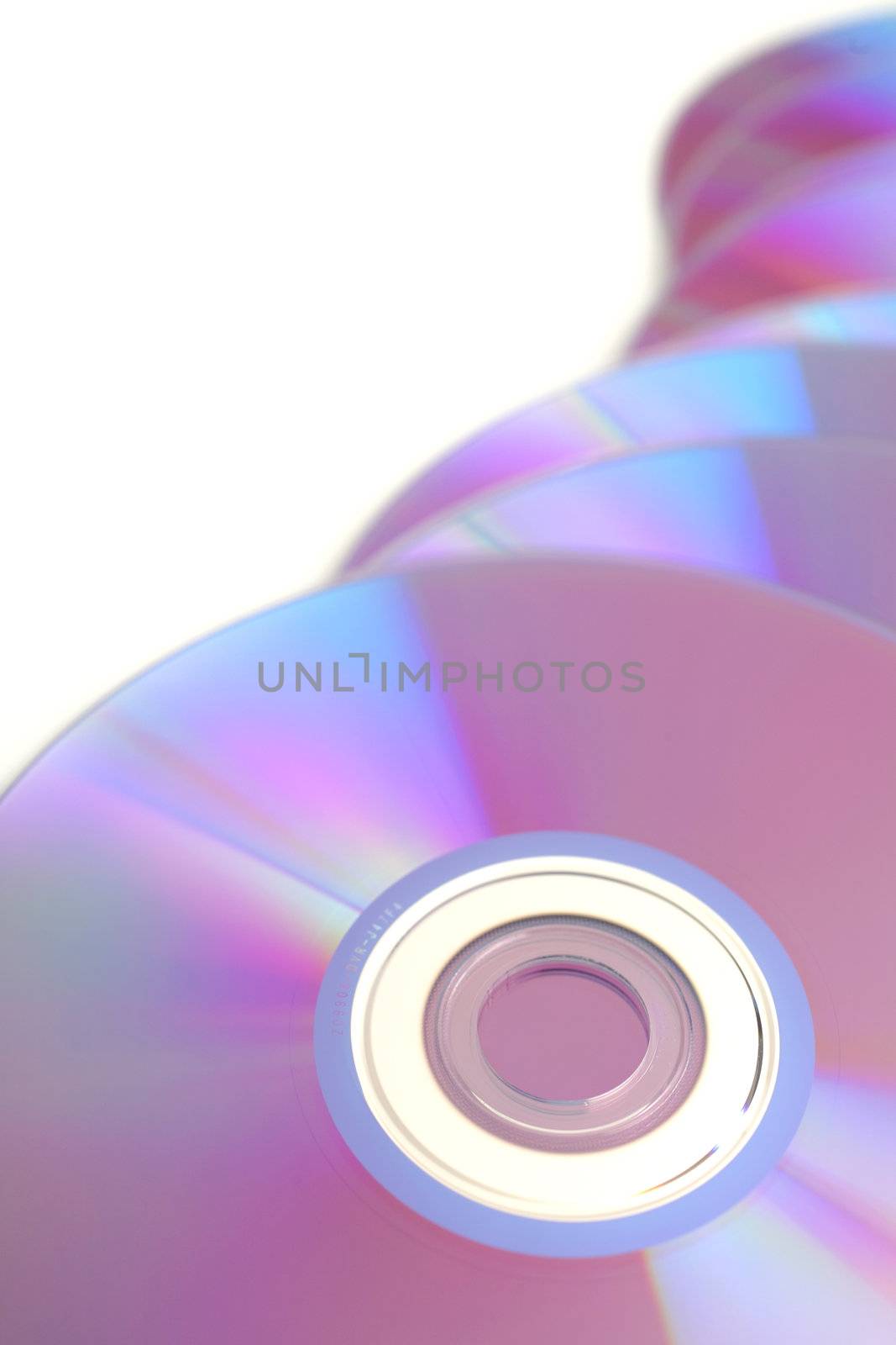 cd on white