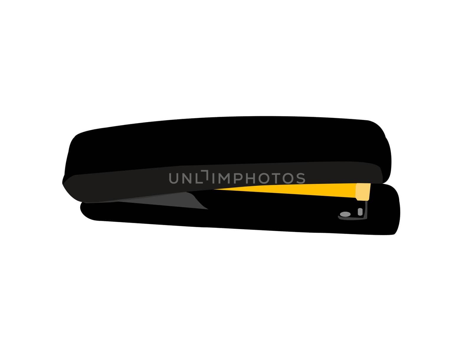 stapler on white background
