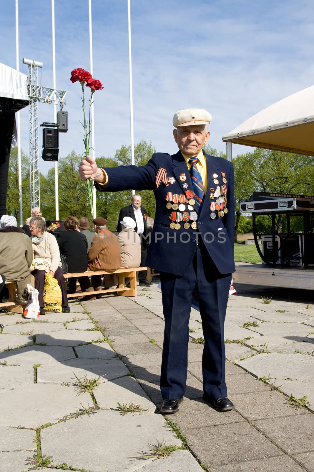 Celebration of Victory Day (Eastern Europe). Riga, Latvia, May 9, 2008 by ints