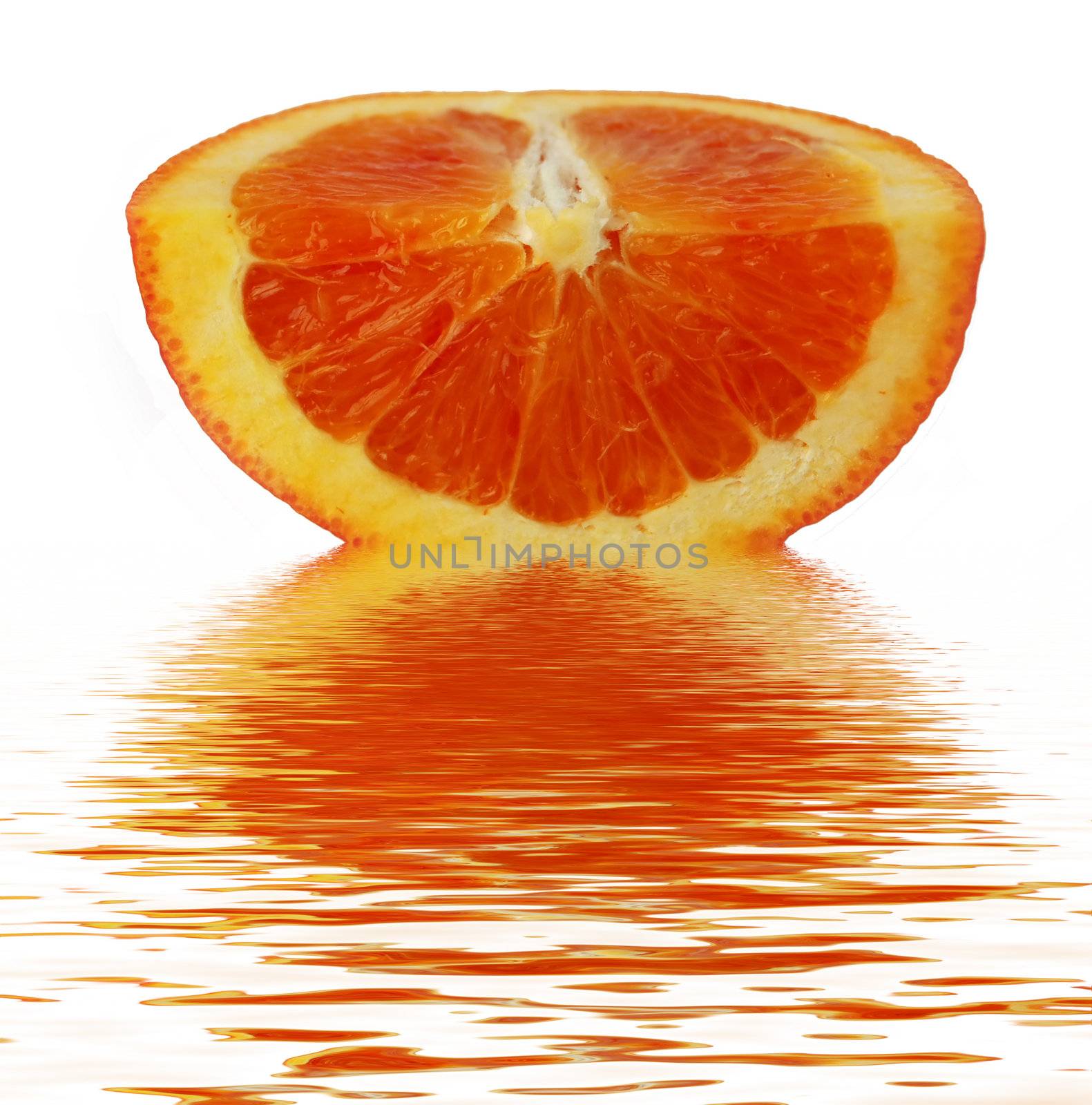 quarter of orange by mettus